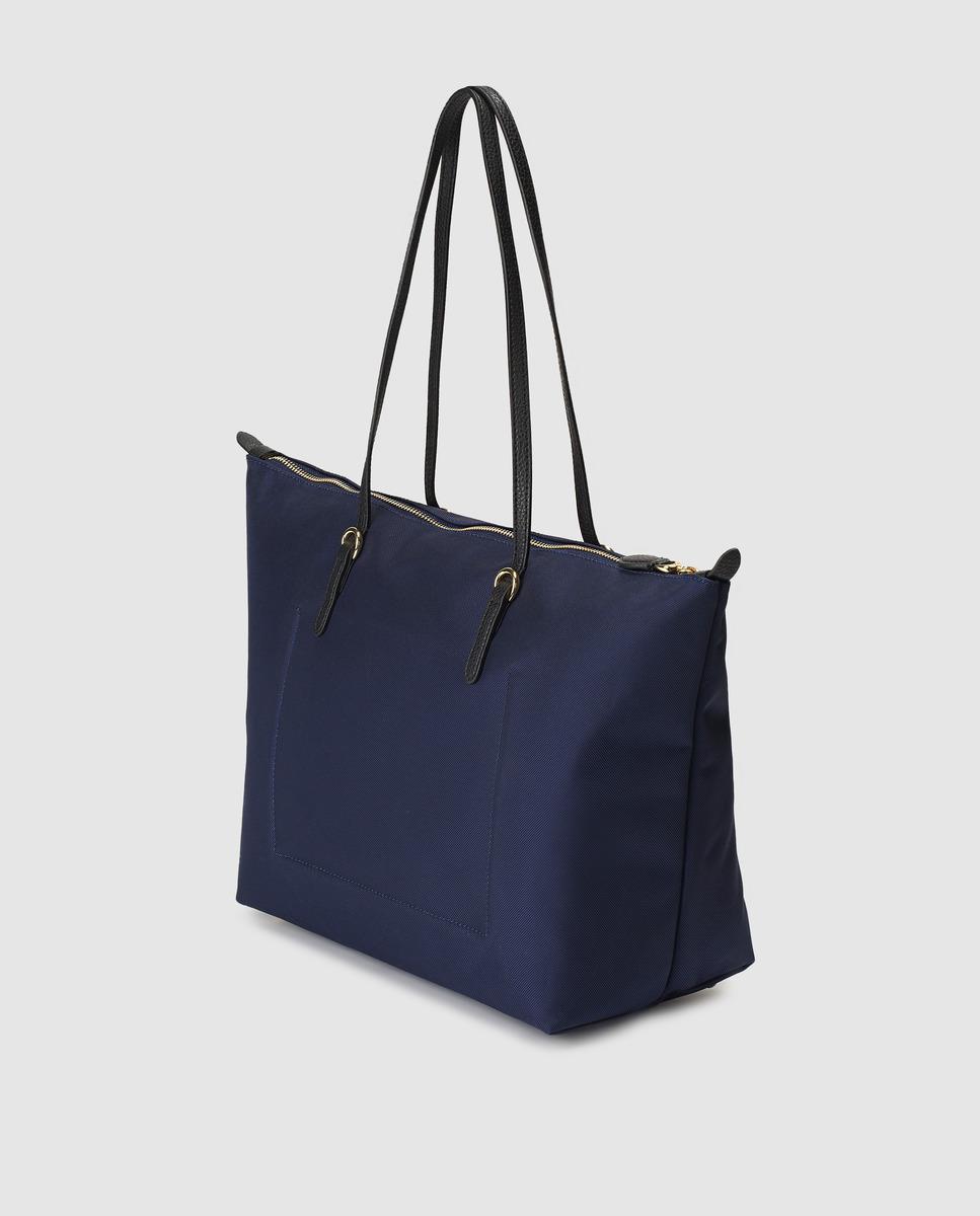 nylon tote bag with zipper