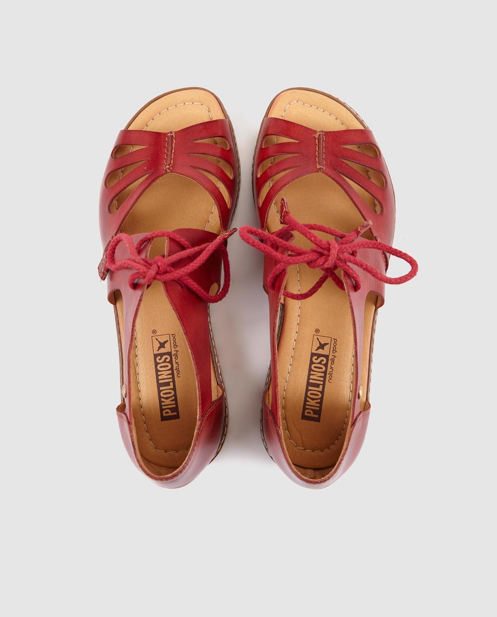 pikolinos red sandals