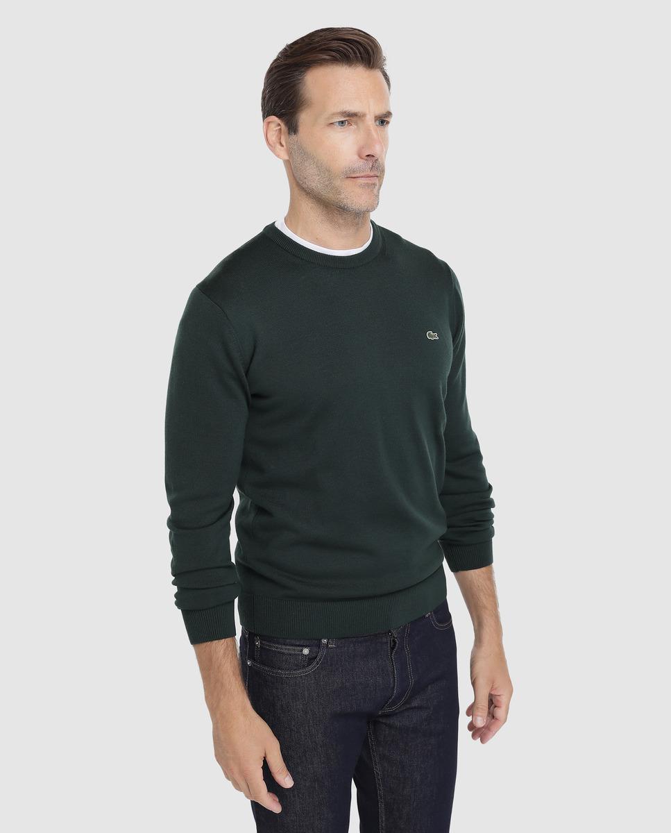 lacoste sweater green