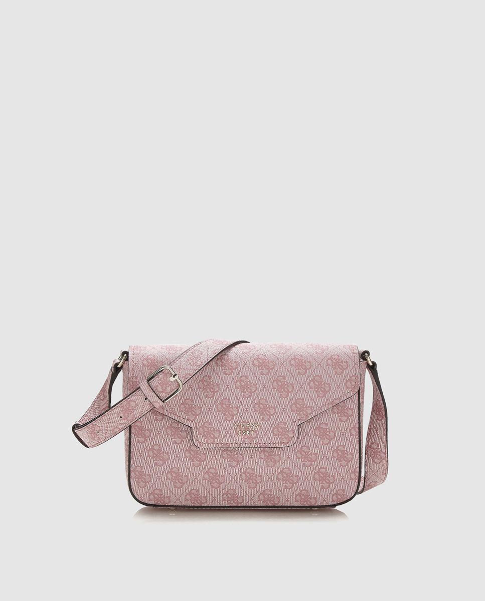 guess crossbody bag pink