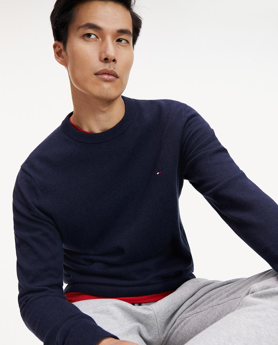 blue tommy sweater