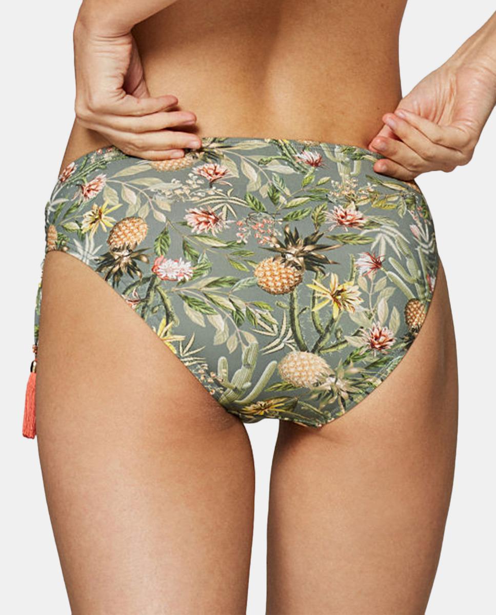 Esprit Synthetic Bahía Beach Printed Bikini Bottoms With Bow in ...
