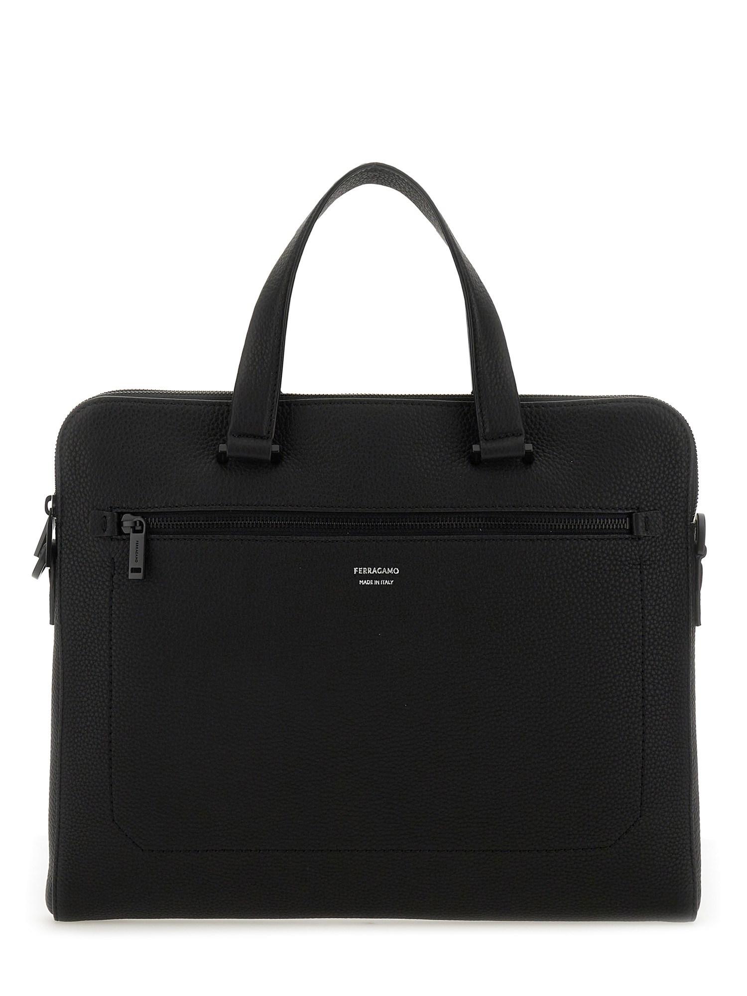 【SALVATORE FERRAGAMO】BUSINESS BAG Ferragamo Gancini Business Bag - 28.5x36x5.5cm – LOZURI®