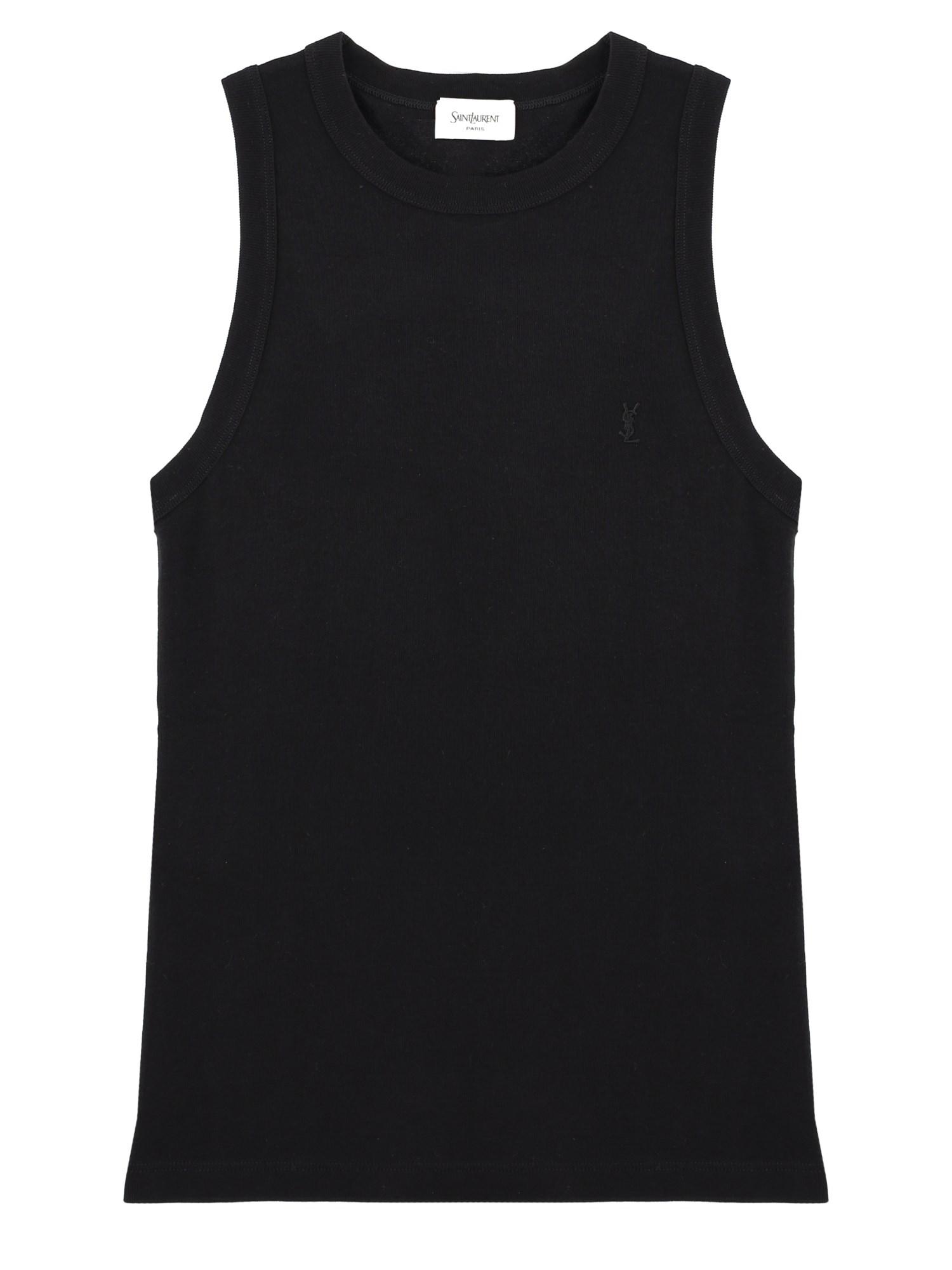 Women's Saint Laurent Sleeveless and tank tops | Lyst