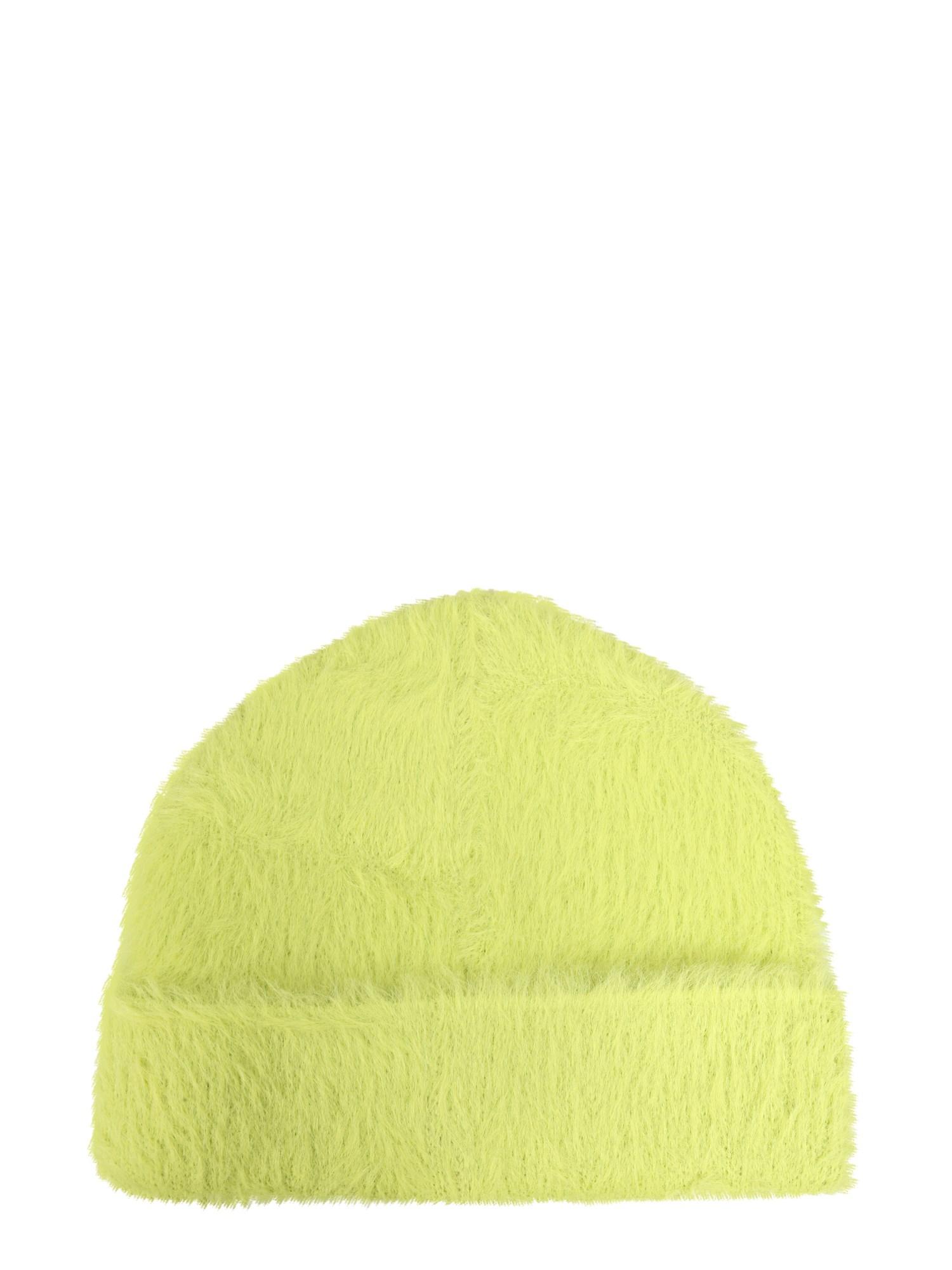 CAPPELLO FLUFFY IN MAGLIA EFFETTO PELLICCIAGcds in Pelliccia da Uomo colore  Giallo - 29% di sconto | Lyst