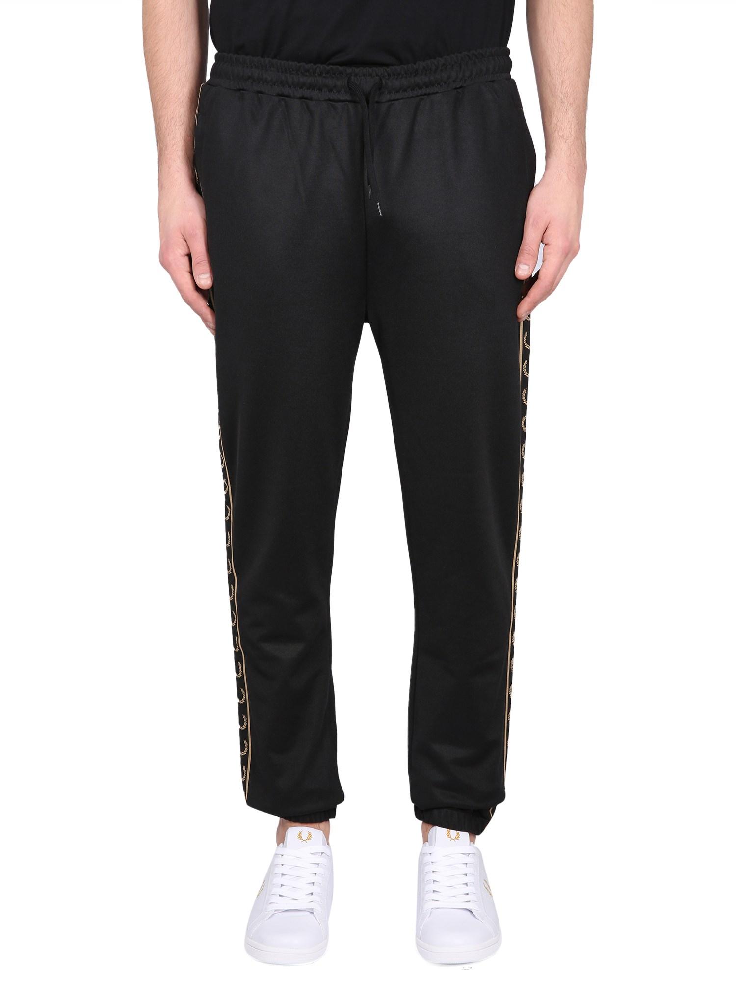 Fred Perry Jogging Pants in Black for Men Lyst