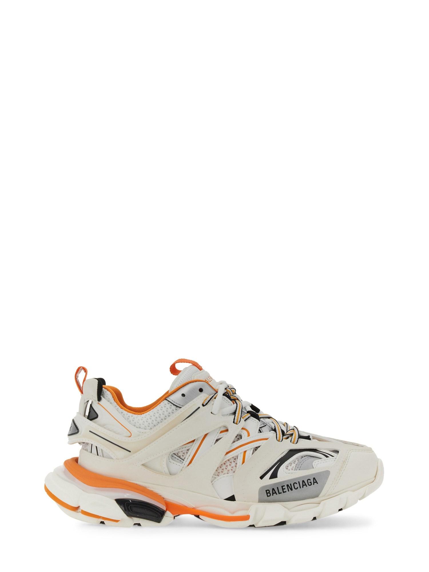 Balenciaga Mesh And Nylon Track Sneaker With Recycled Sole in White ...