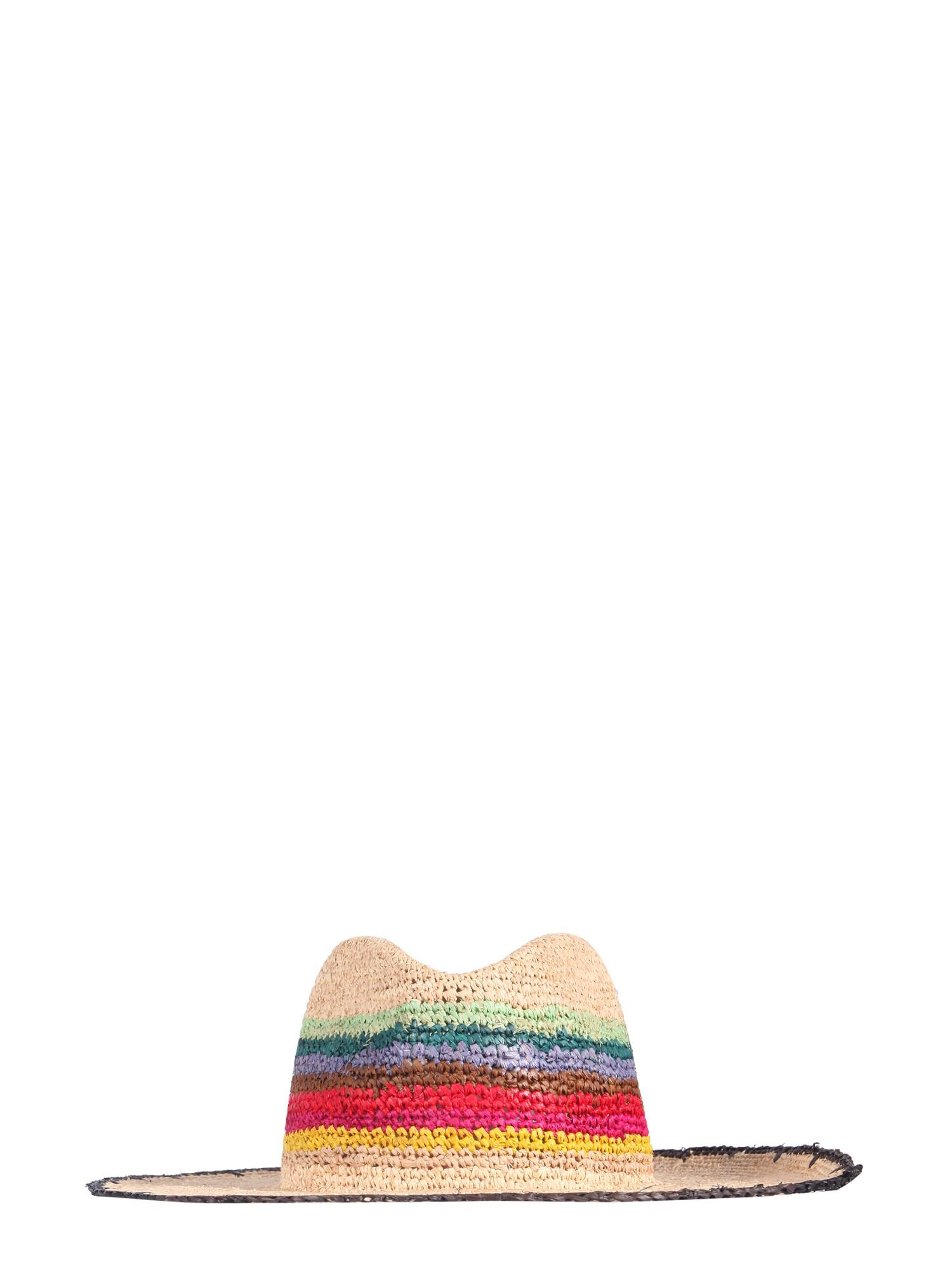 PS by Paul Smith Wide-bhemmed Straw Hat 