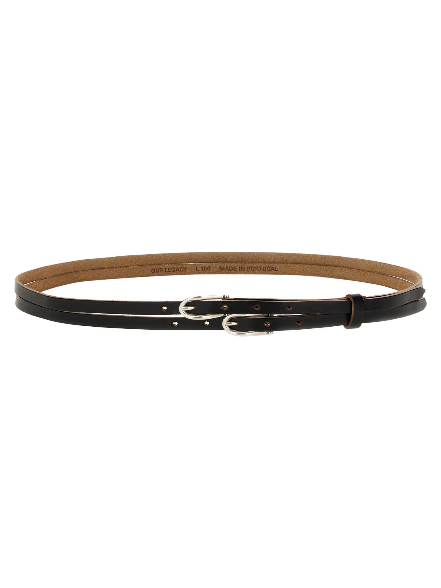 Our Legacy Twin Tongue Belt | Lyst UK
