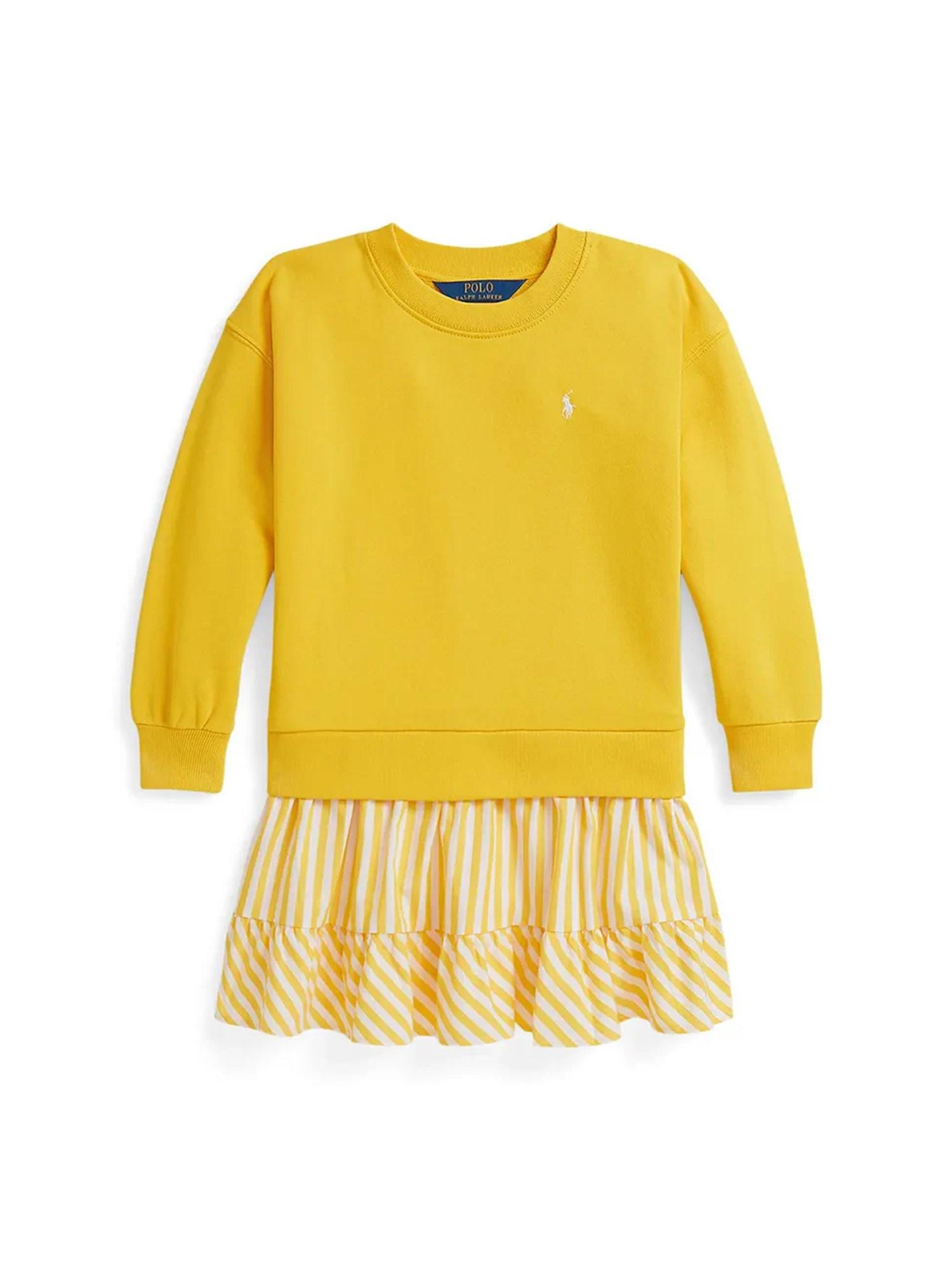 ralph lauren yellow shirt dress Polo Ralph Lauren Striped Belted Shirt Dress | Yellow