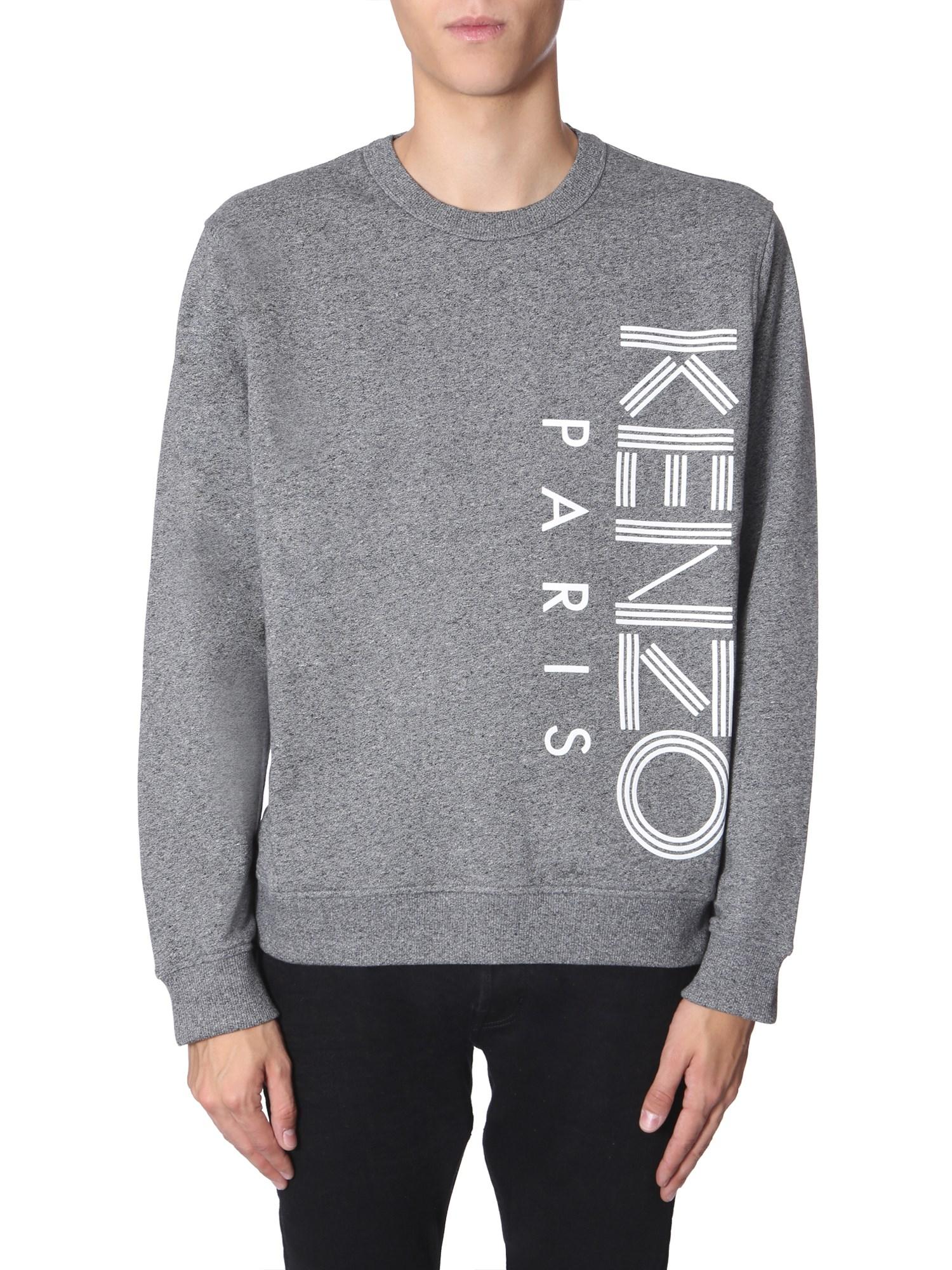 KENZO Crew Neck Sweatshirt in Charcoal (Gray) for Men - Lyst