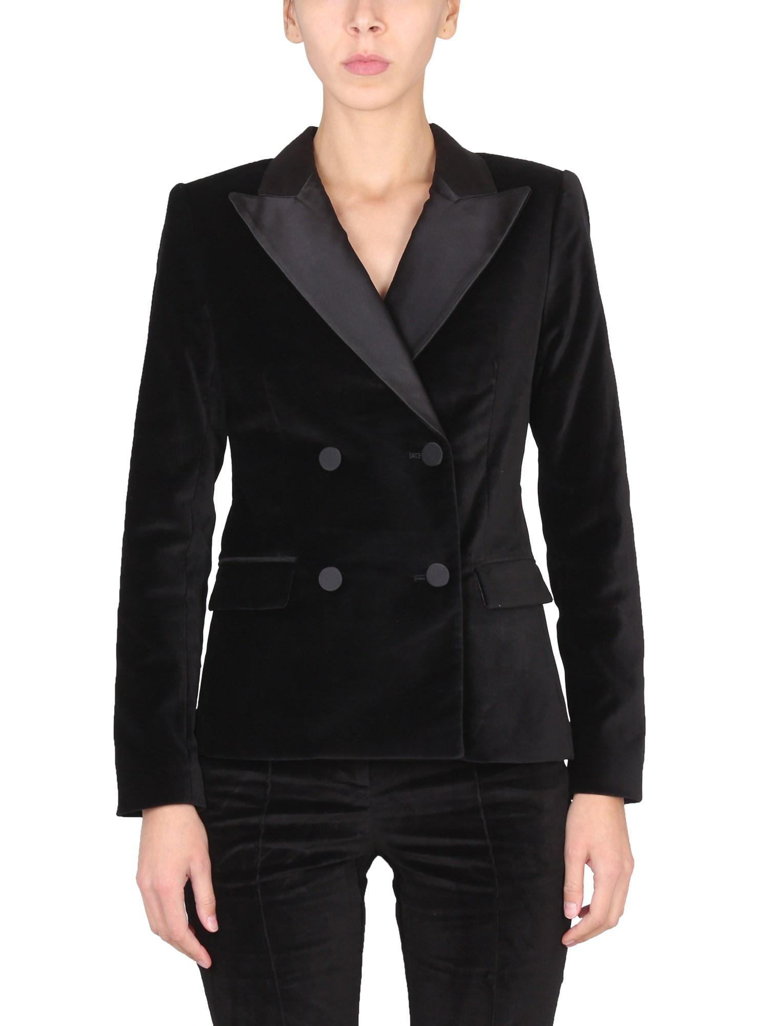 Michael Kors Velvet Jacket in Black | Lyst UK