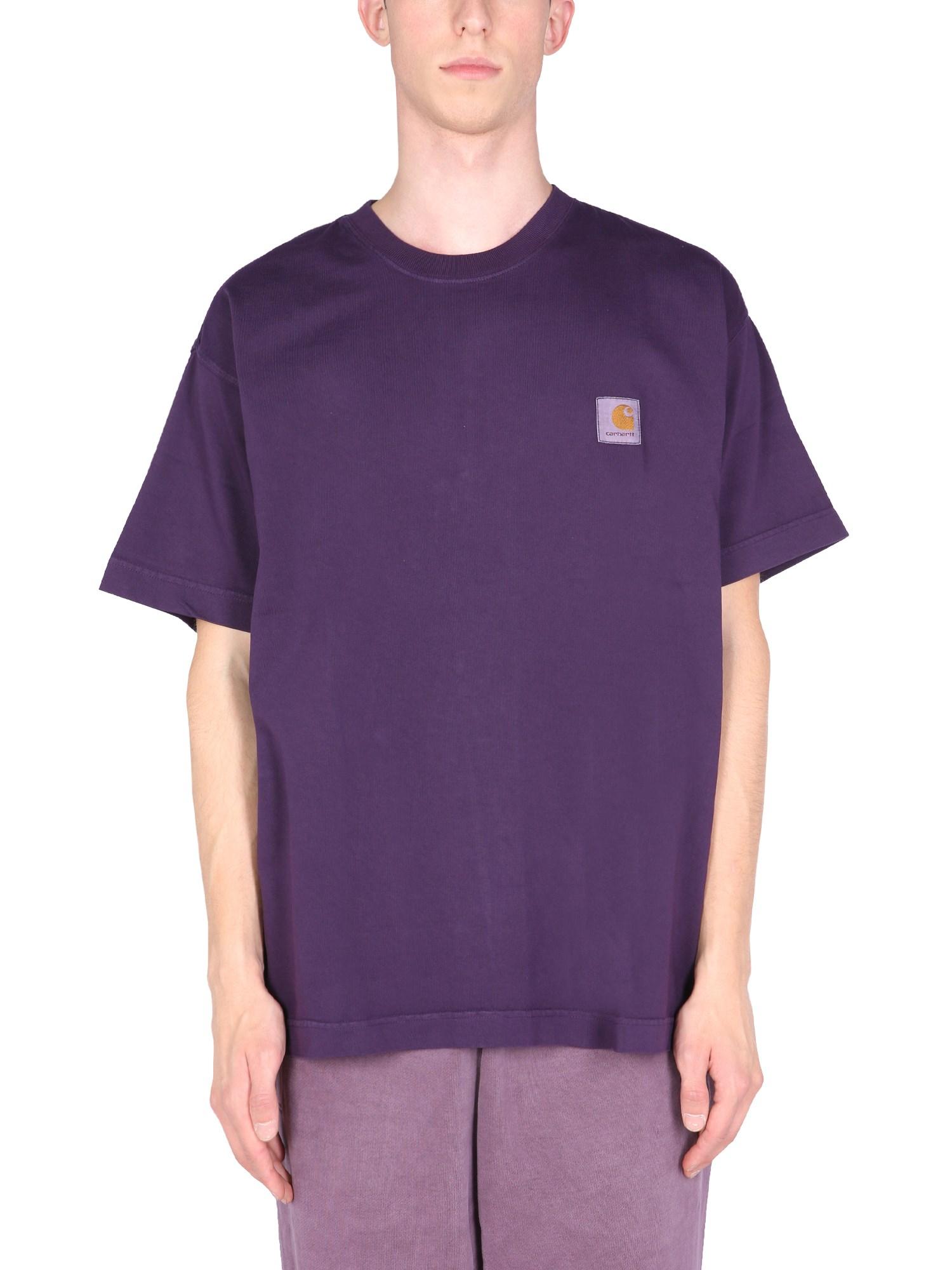 Carhartt WIP "vista" Cotton Jersey T-shirt in Purple for Men | Lyst