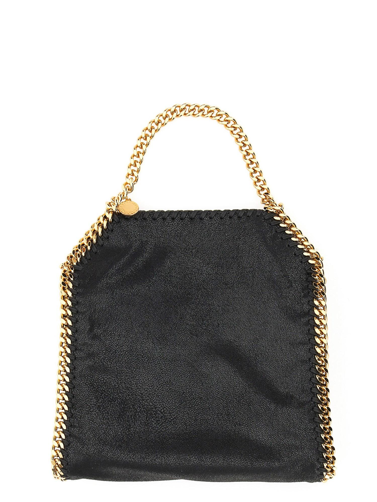preview Bad faith loom Stella McCartney Falabella Mini Bag in Black | Lyst