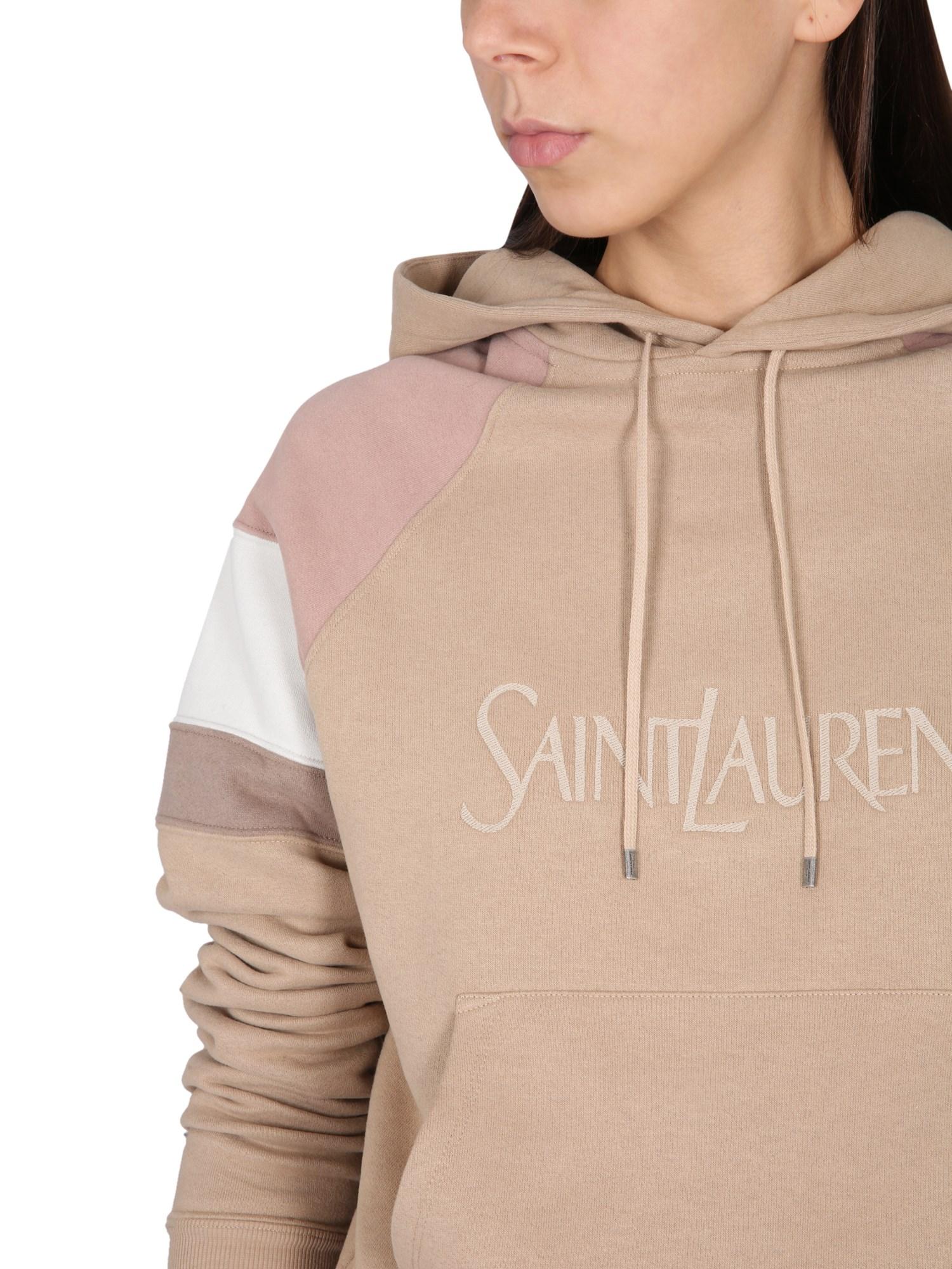 Saint Laurent Hoodie in Blue Lyst UK