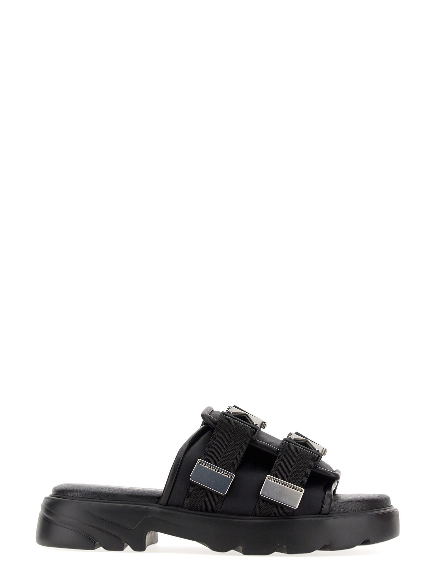 Bottega Veneta Padded Technical Fabric Flash Sandal in Black for Men ...