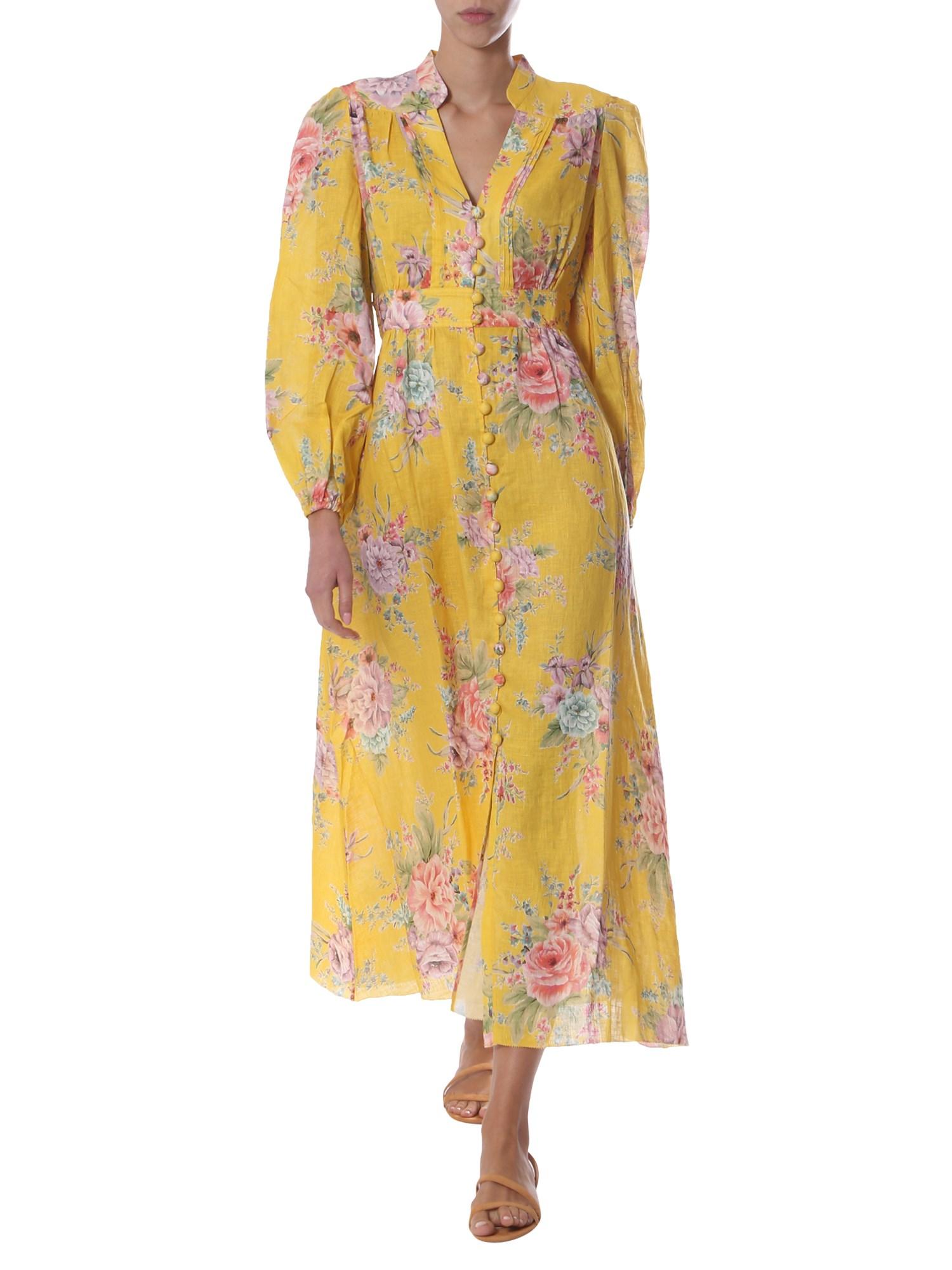 Zimmermann Zinnia Floral-print Linen 