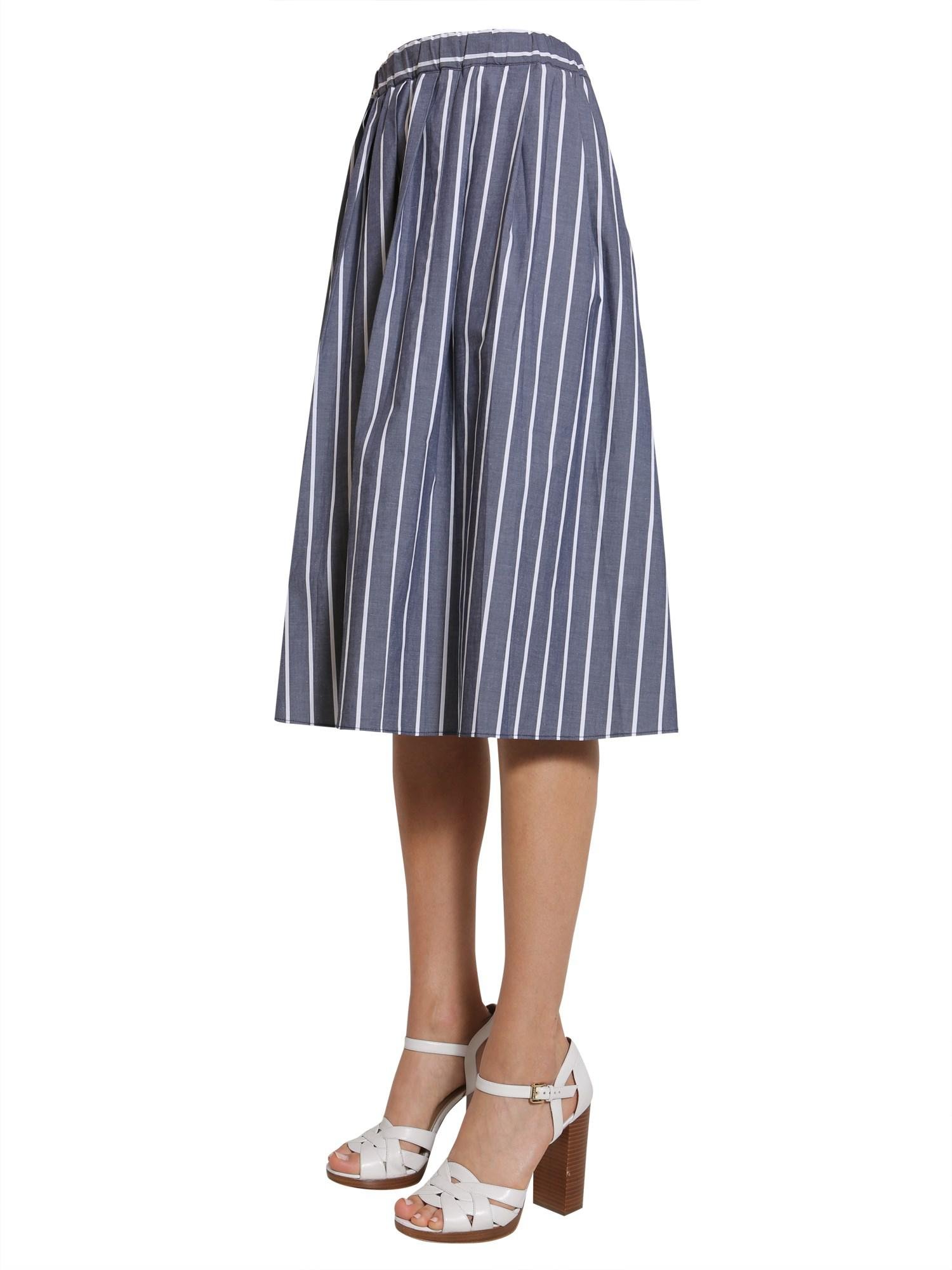 michael kors striped skirt