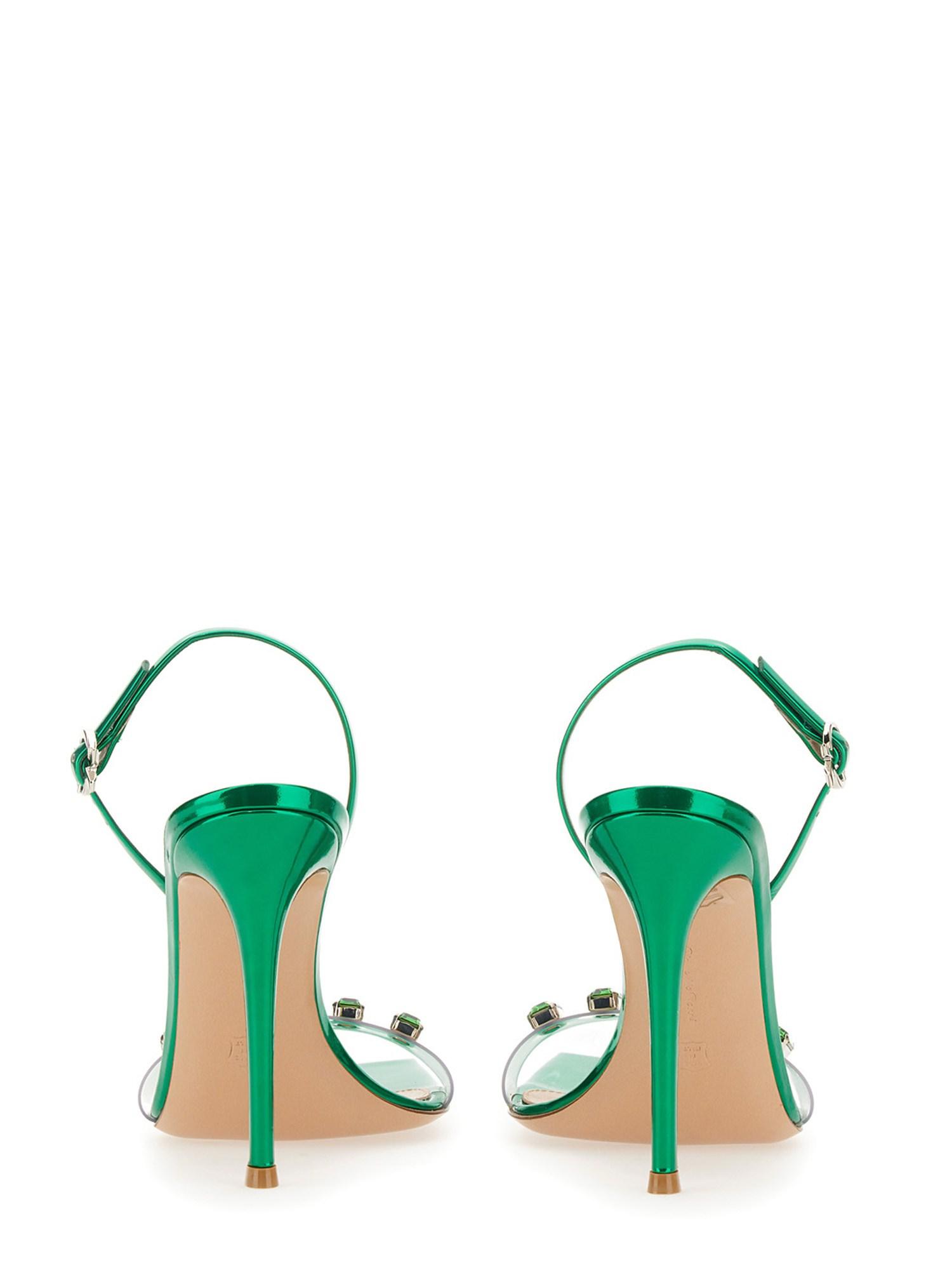 Gianvito Rossi Candy Ribbon Sandal in Green Lyst UK