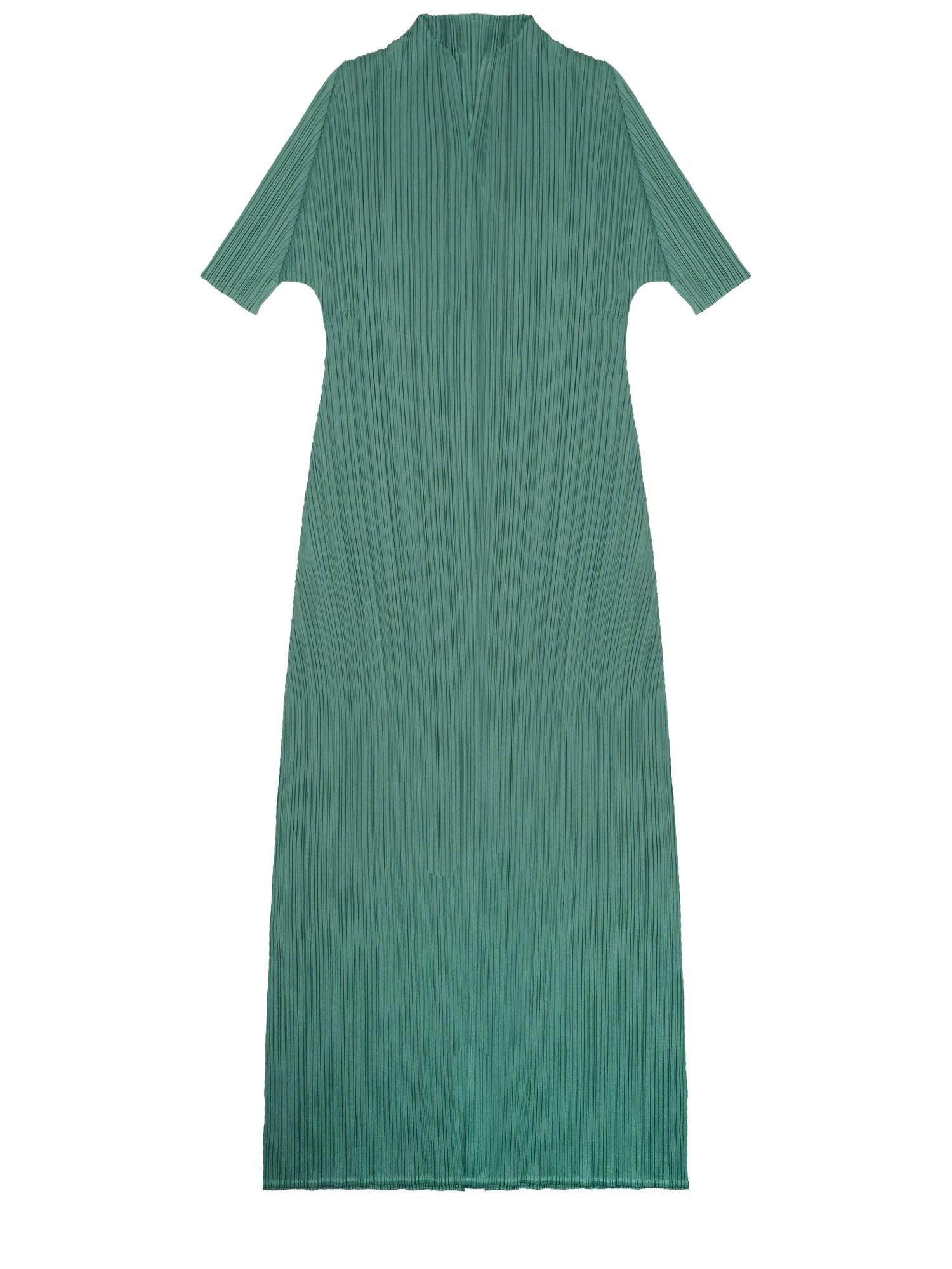 Green Pleats Please Issey Miyake Dresses for Women | Lyst