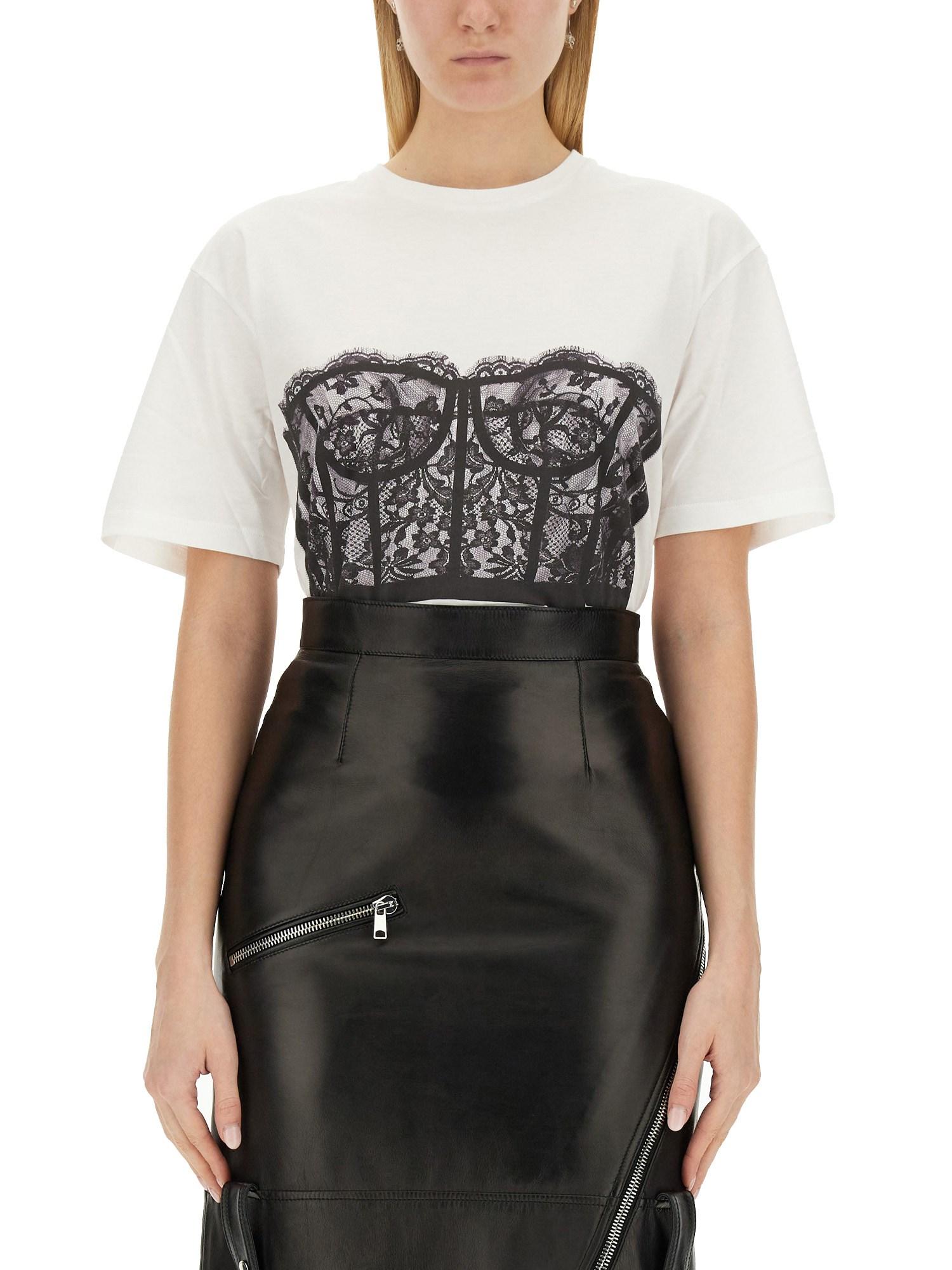関税込★Alexander mcqueen★LACE CORSET SHORT SLEEVE T SHIRT 17525728_54420468_322.jpg