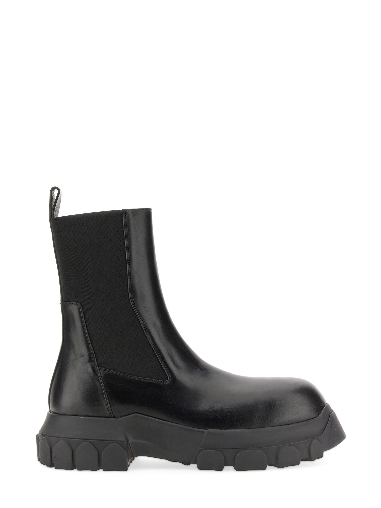 Rick Owens Bozo Tractor Beatle Boots in Black for Men | Lyst