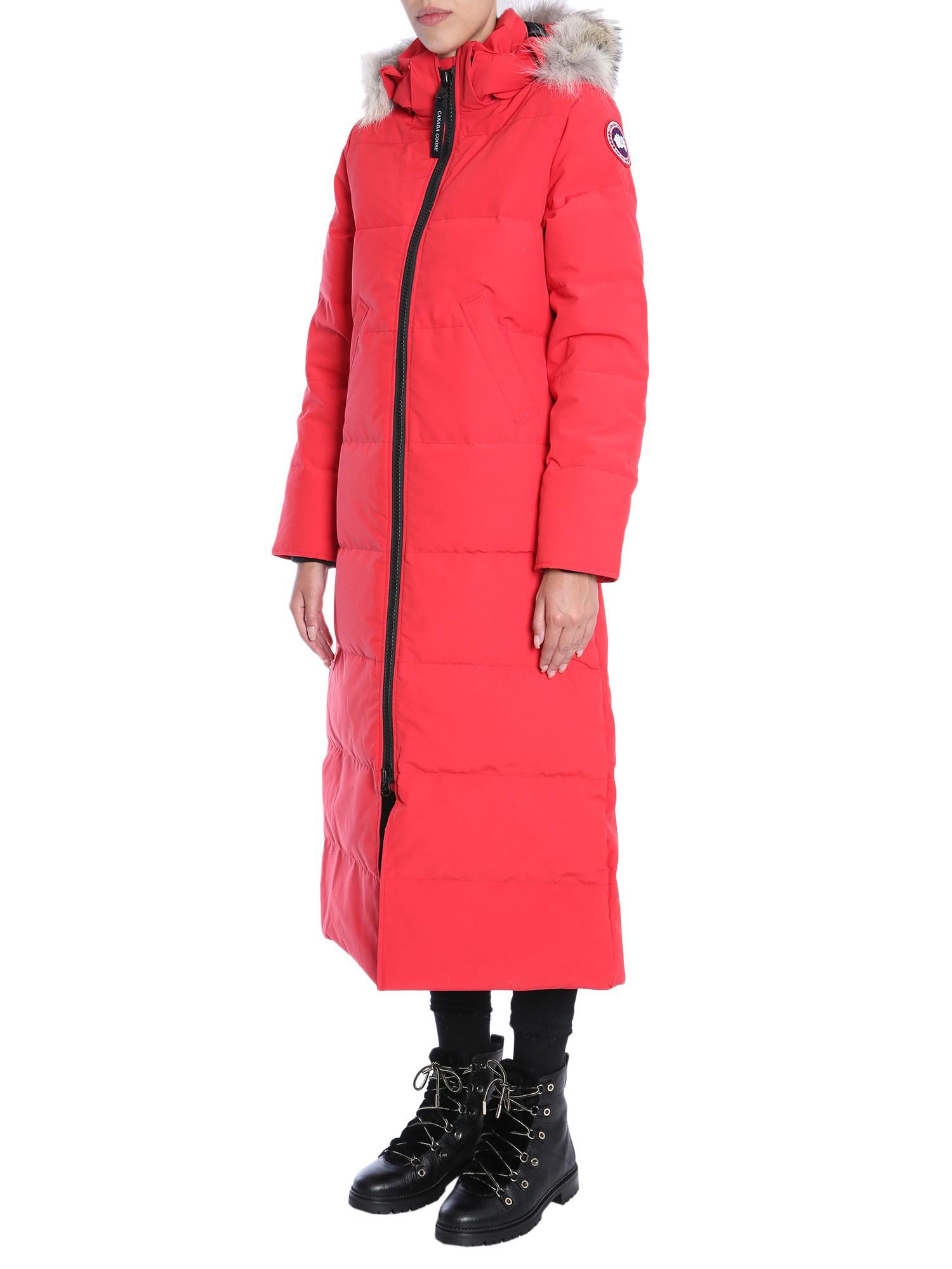 canada goose mystique parka red