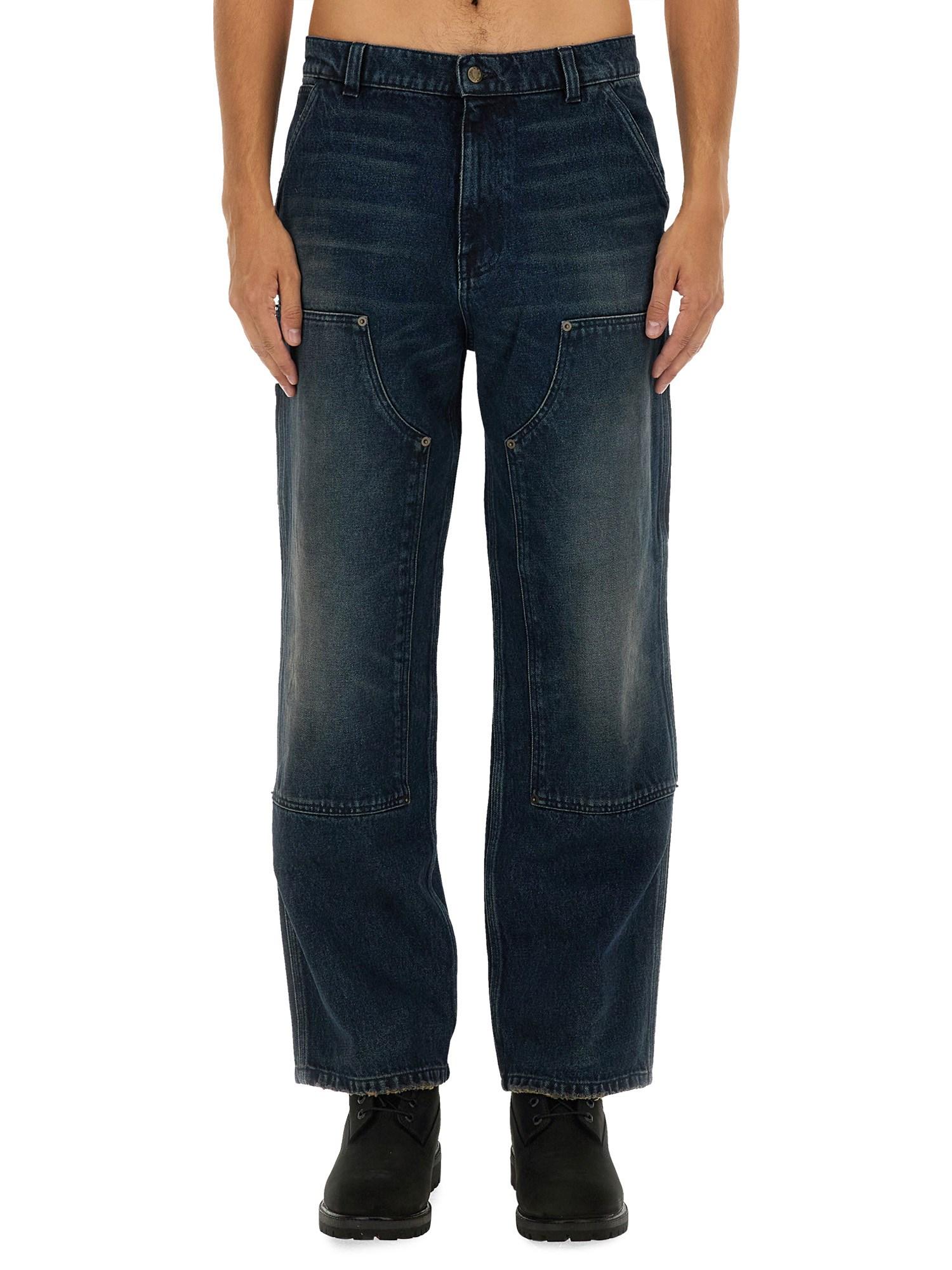 Amish Supplies Men's Jeans Twist Slub Blue