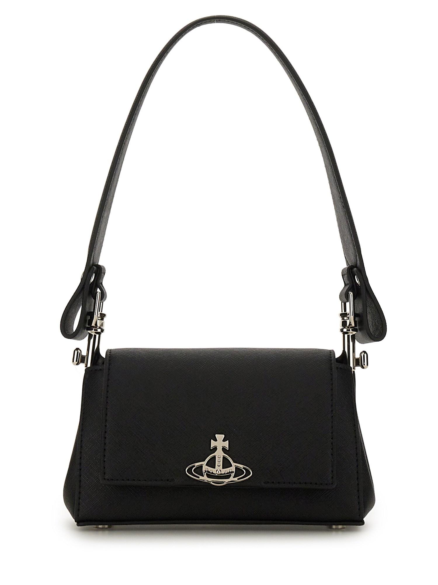 ★Vivienne Westwood★ Hazel small tote bag black 4603000IWL0 28832013_58138073_600.jpg