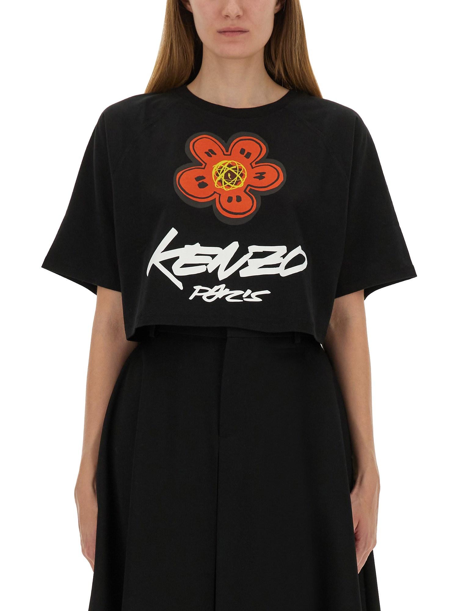 【関税&送料込】Kenzo Cropped T-Shirt Futura KENZO Cropped T-Shirt 