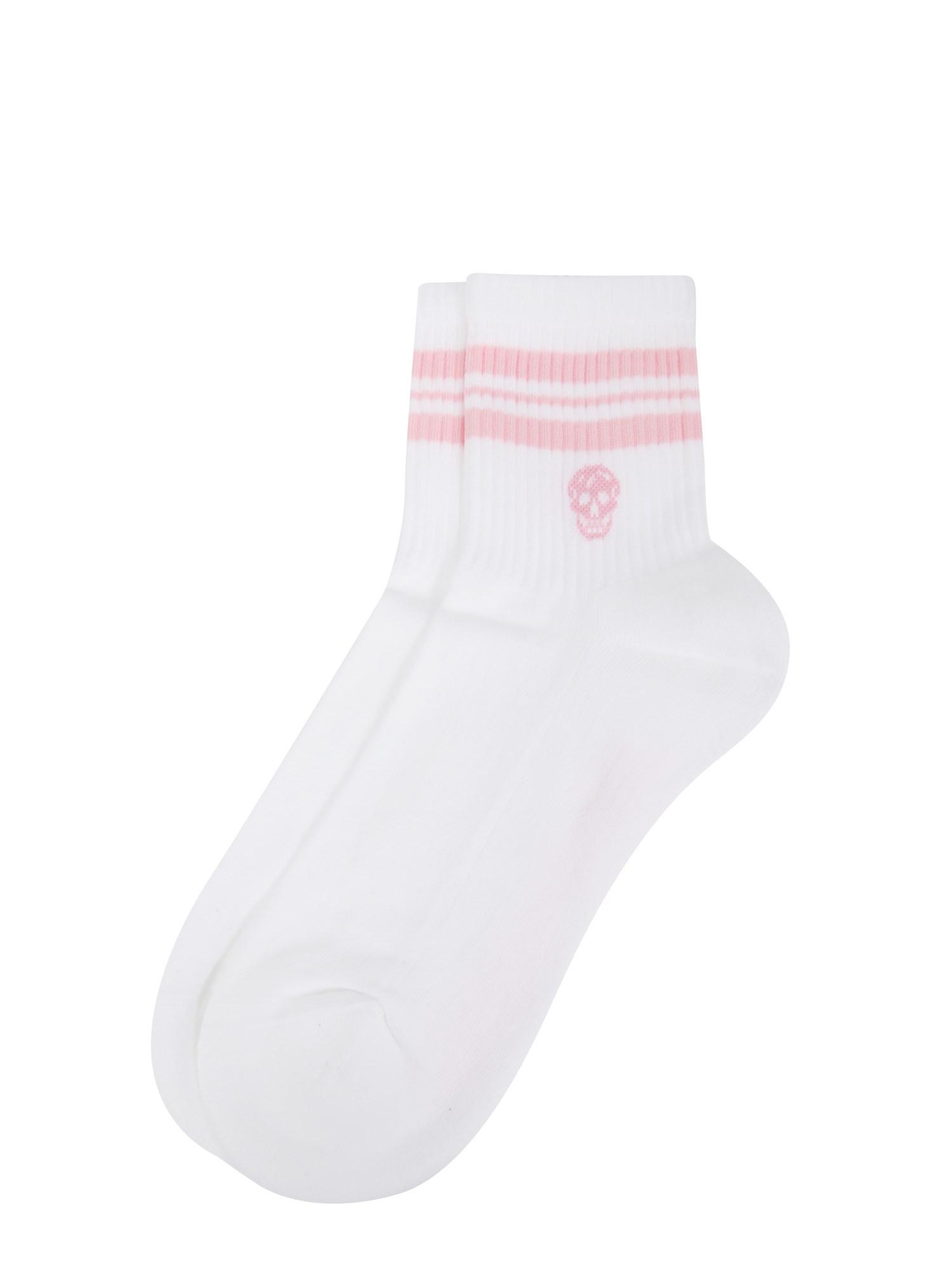 Alexander McQueen Cotton Socks With Logo - Save 59% - Lyst