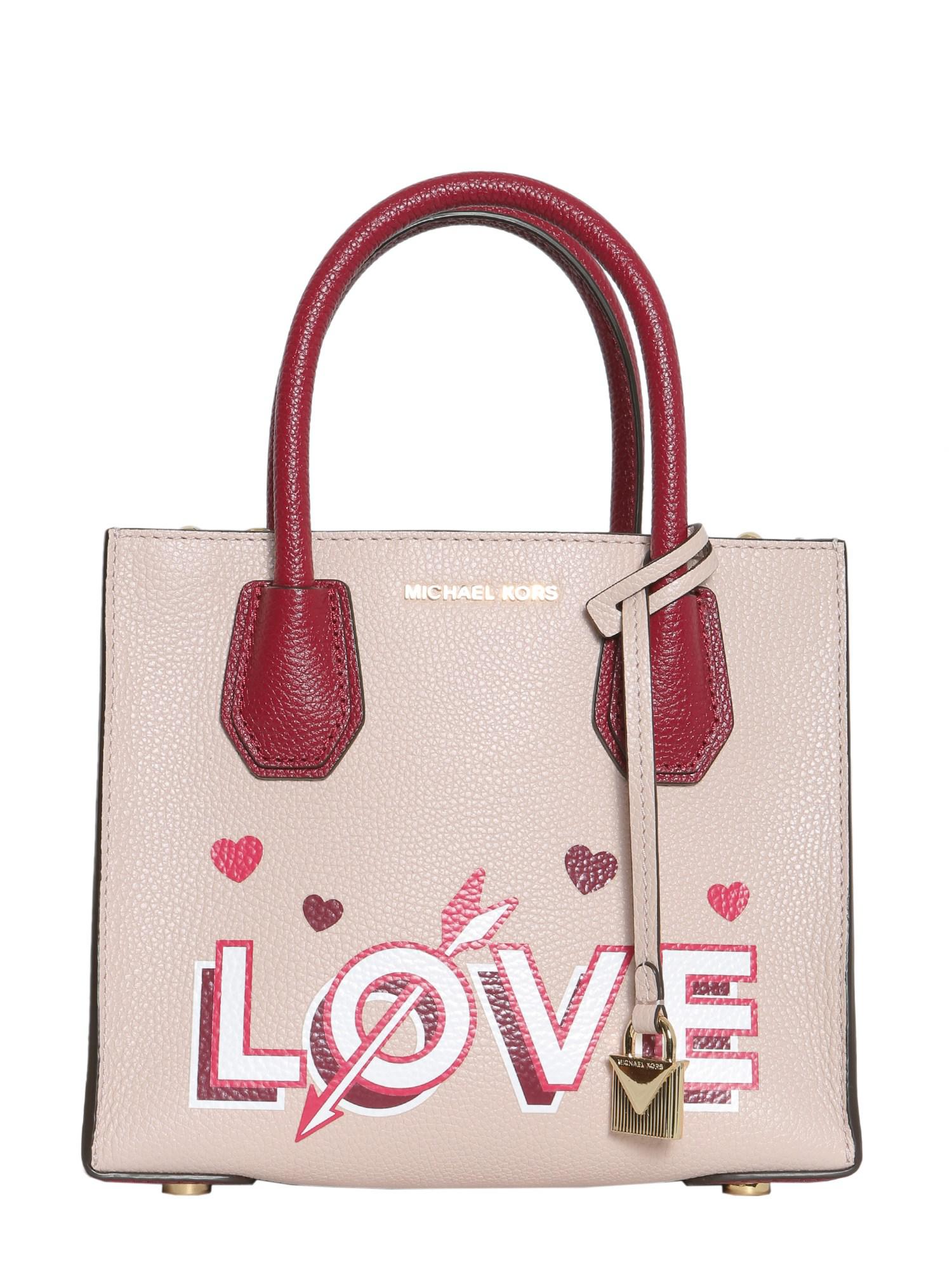 BORSA MESSENGER MEDIUM MERCER LOVE IN PELLEMICHAEL Michael Kors in Pelle di  colore Rosa | Lyst