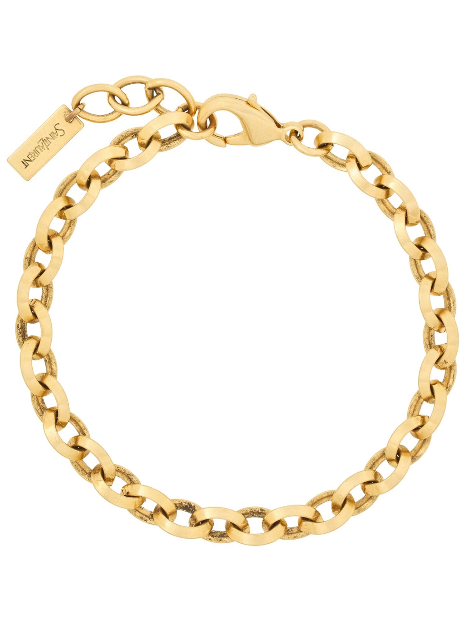 Saint Laurent Chain Bracelet in Metallic | Lyst UK