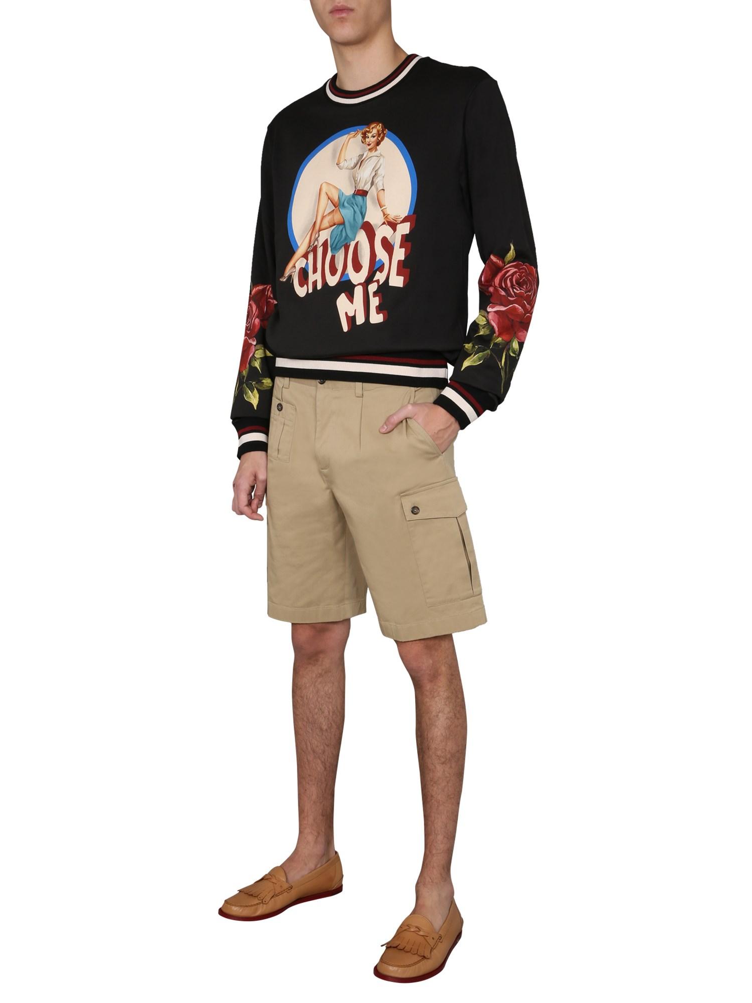choose me sweatshirt dolce gabbana