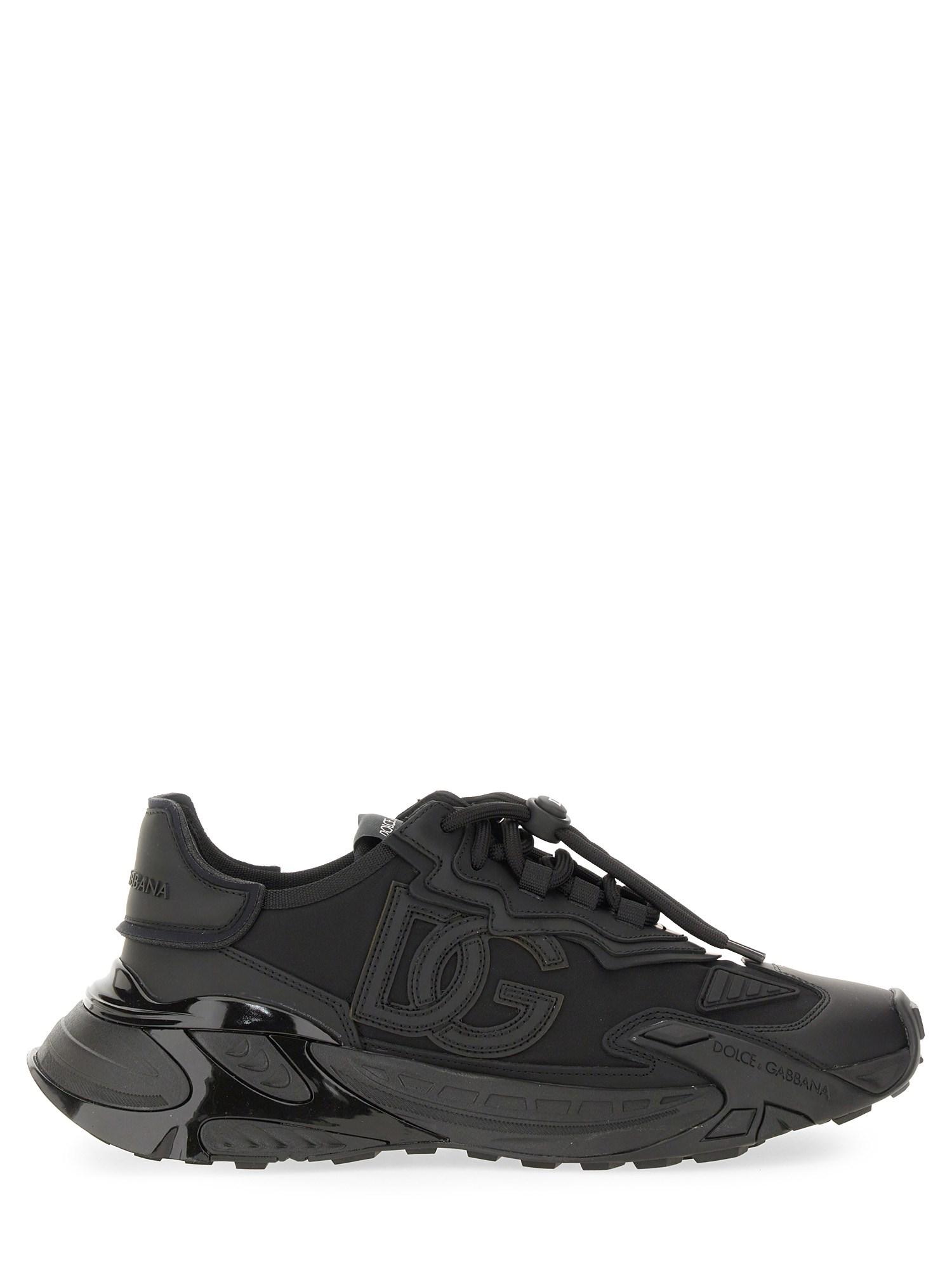 【関税&送料込】Dolce&Gabbana Day Faster Sneakers Day faster sneakers in fabric in Black for Men