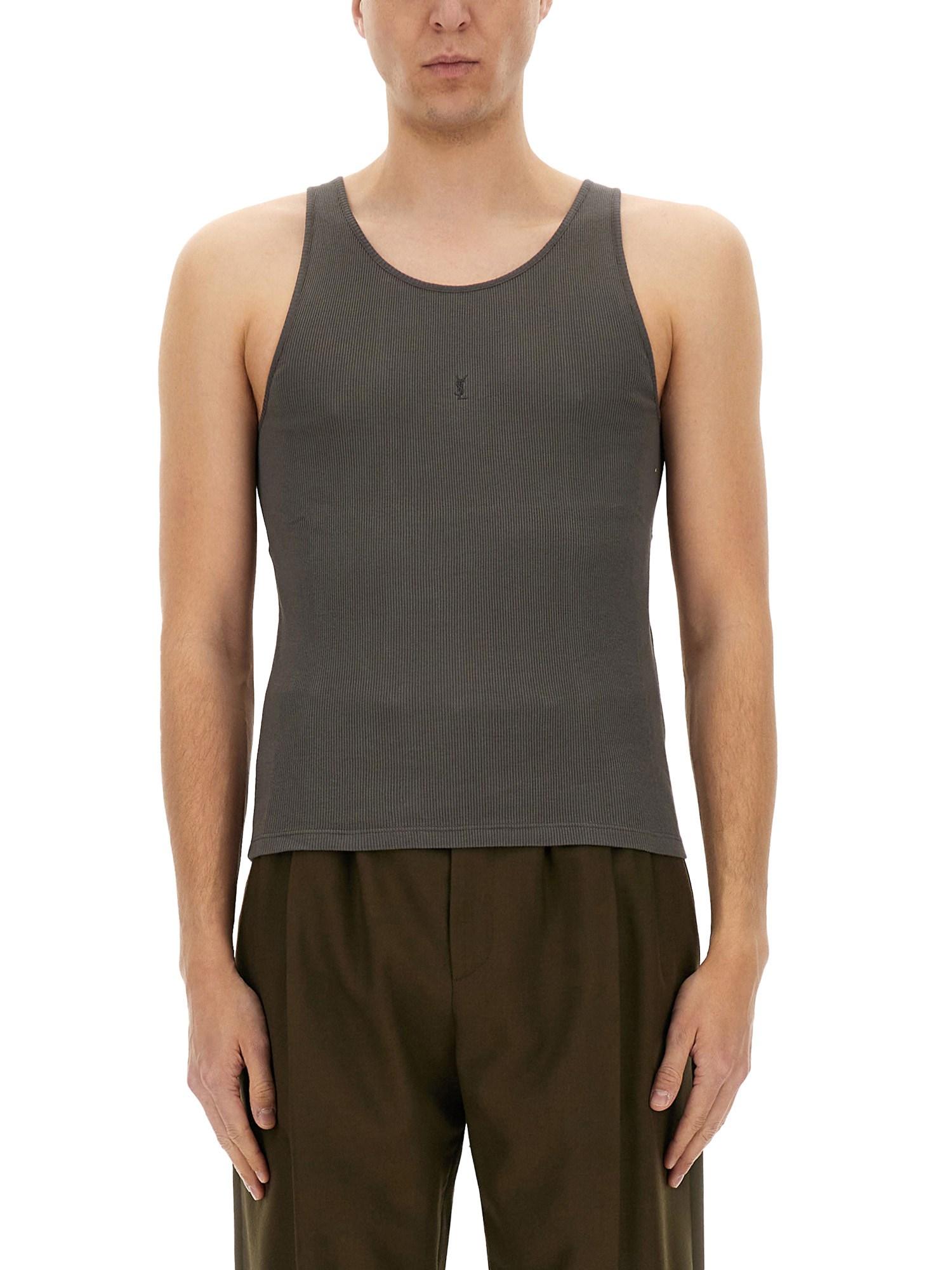 Men's Saint Laurent Sleeveless t-shirts | Lyst