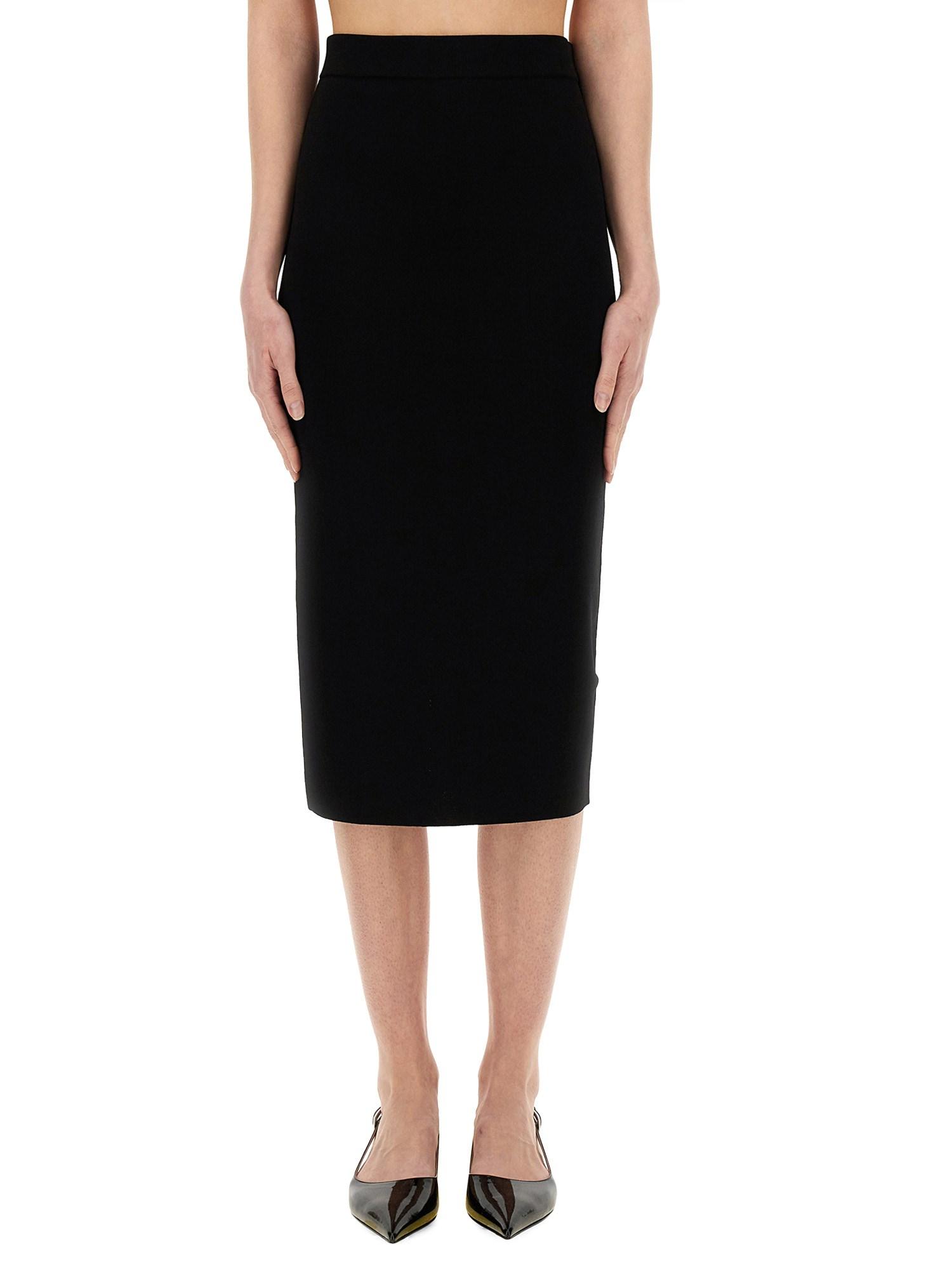 【送料&関税込】Max Mara Black Losanna Midi Skirt Max Mara Midi Skirt