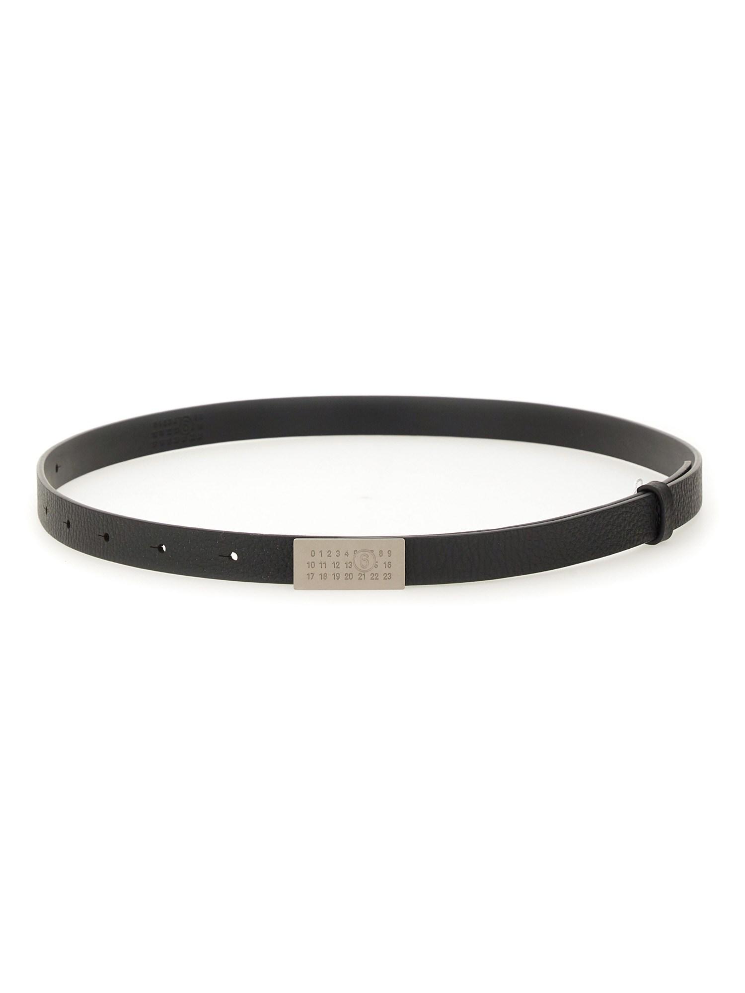 【関税&送料込】Mm6 Maison Margiela Belt 大人もOK☆MM6 Maison Margiela numeric ロゴ ベルト 関税送料込