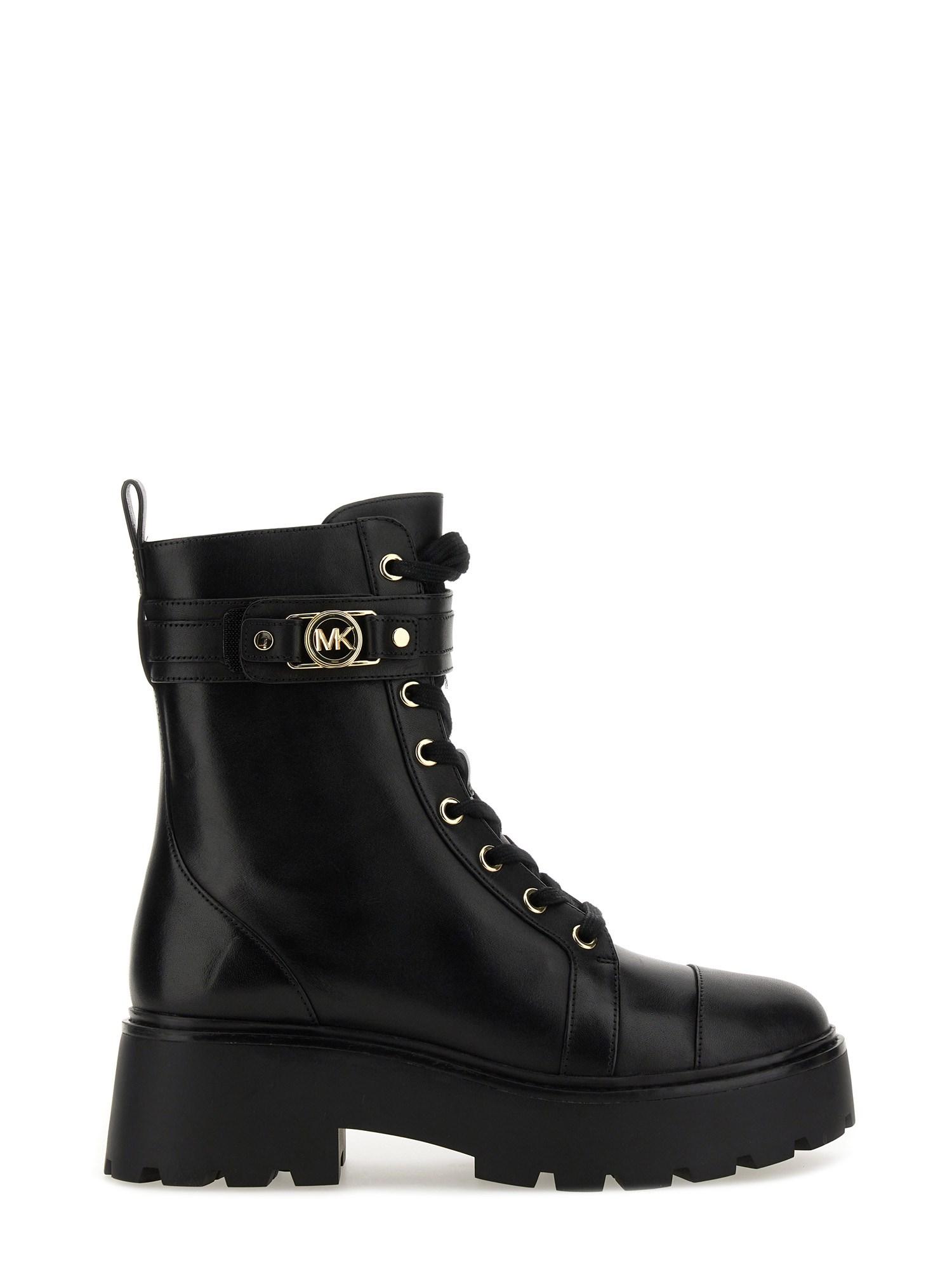 ショートブーツ・ブーティ Michael By Michael Kors Amphibious Boot Mandy Mindy Leather Boot | Michael Kors [US]