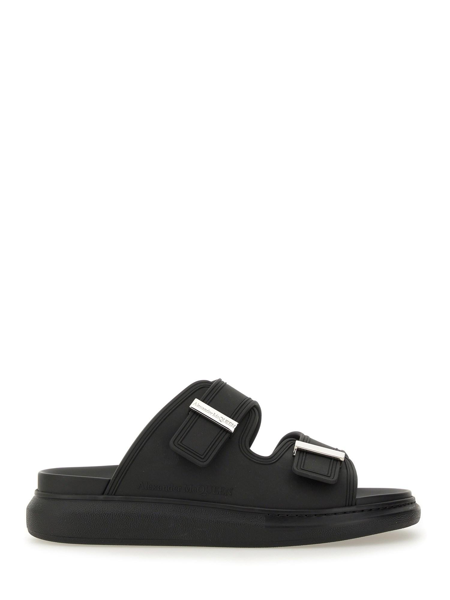 サンダル Alexander Mcqueen Hybrid Double Buckle Sandal Alexander McQueen Hybrid Double Buckle Sandal Blue Men's