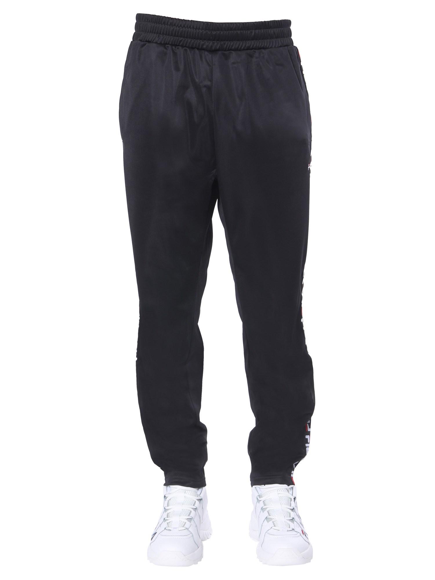 Fila Synthetic jogging Pants in Black for Men - Lyst