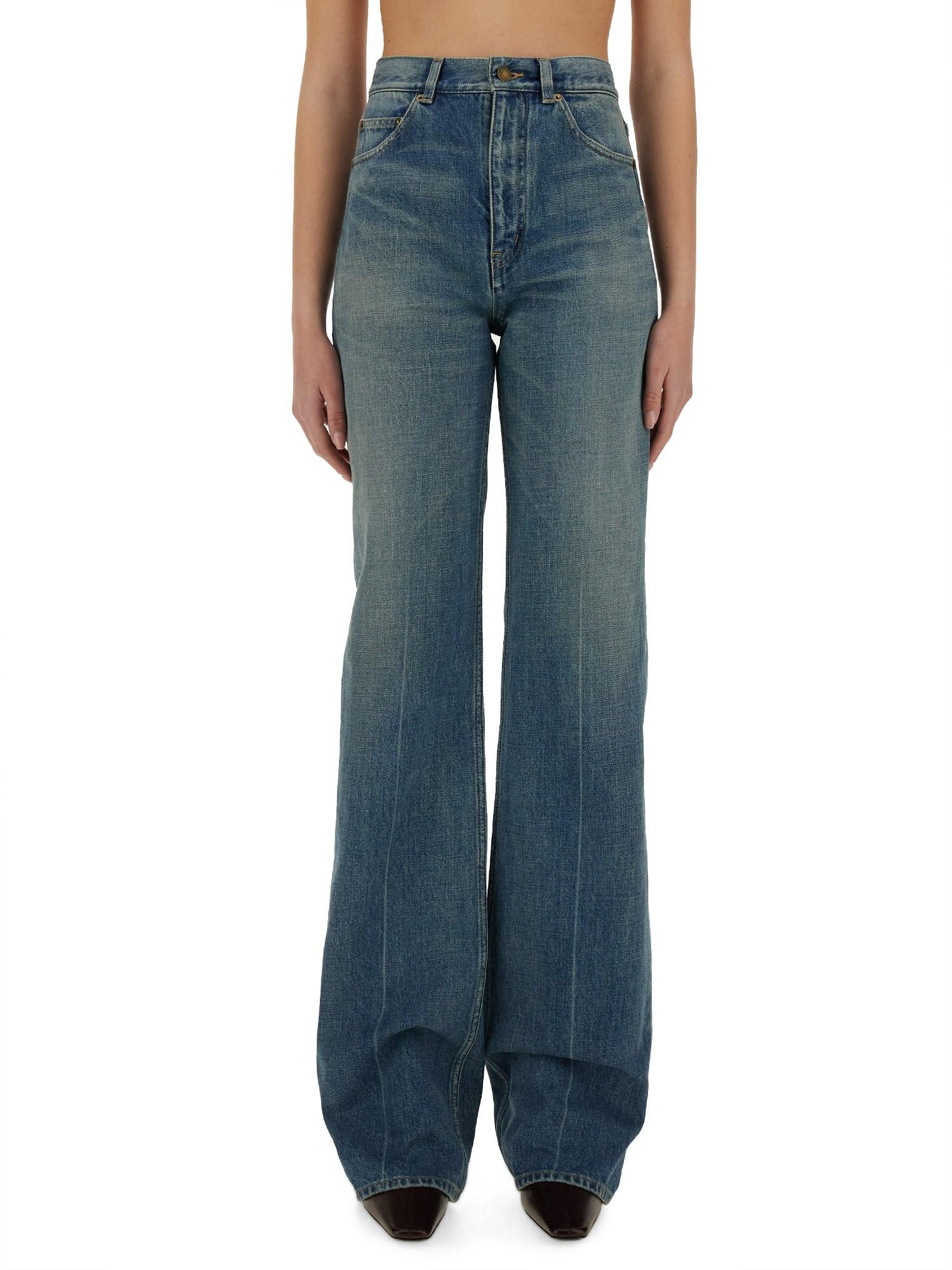 【関税＆送料込み】Saint Laurent 70'S Jeans Saint Laurent 70's Jeans in Vintage Denim | Saks Fifth Avenue