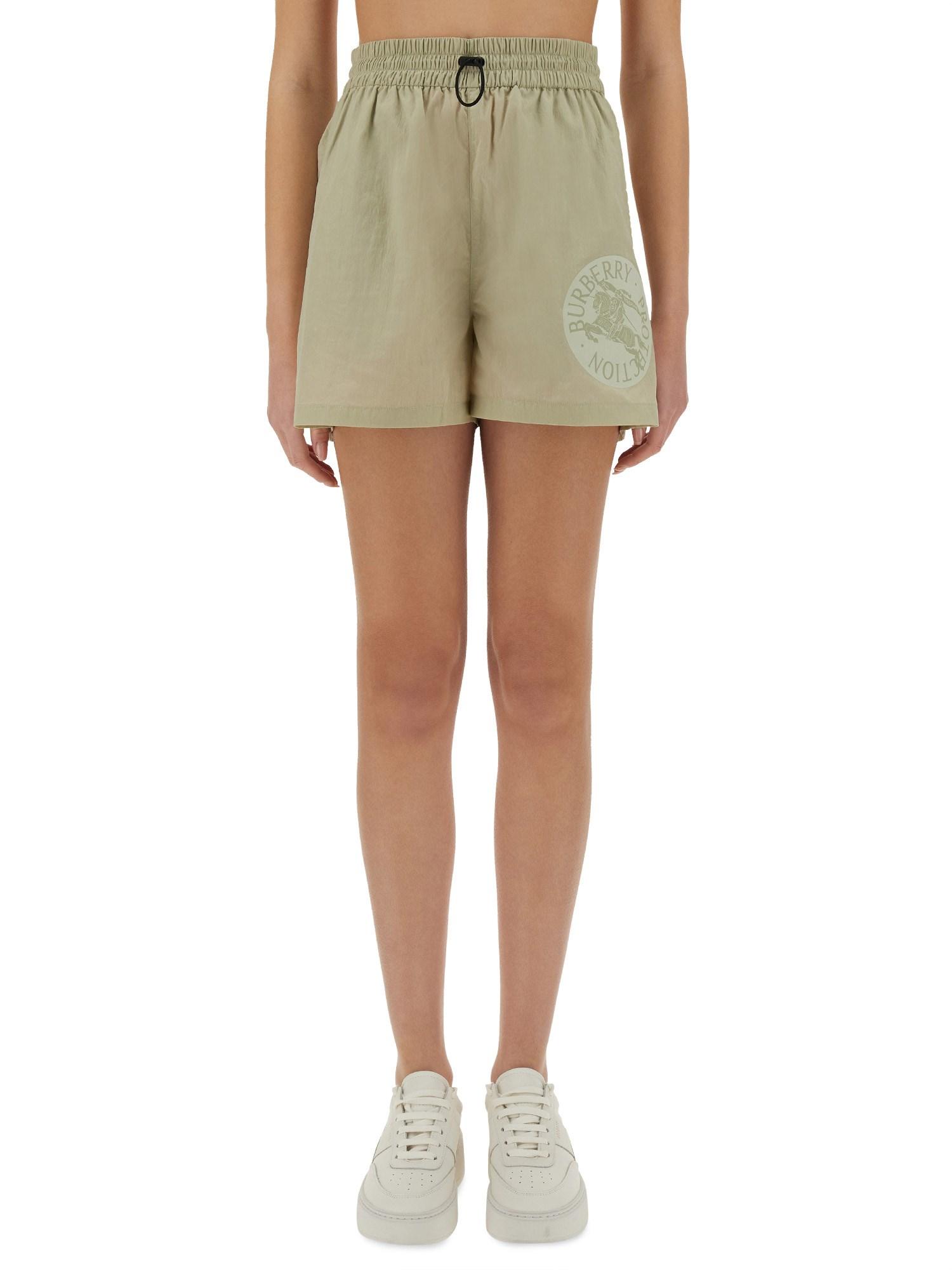 【関税＆送料込み】Burberry Nylon Shorts Nylon Shorts in Black - Women | Burberry® Official