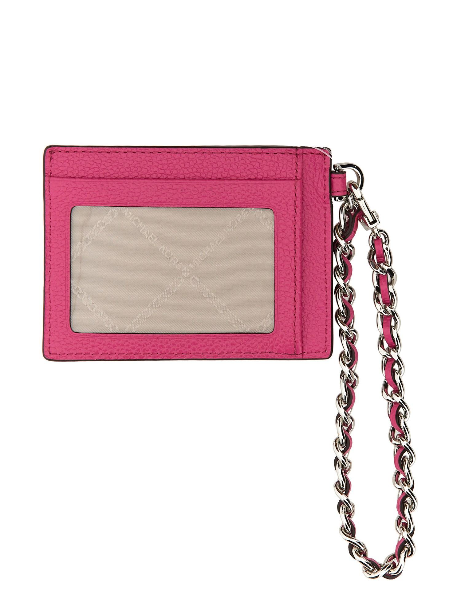 Top 72+ imagen michael kors id badge holder Thptnganamst.edu.vn