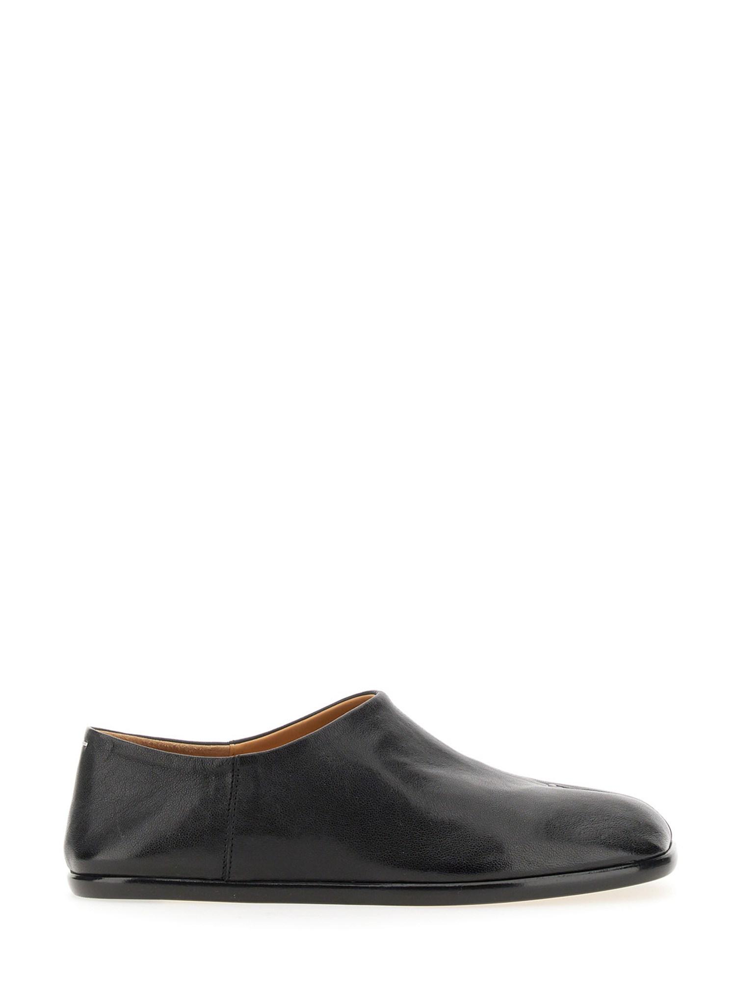 Maison Margiela Tabi Leather Slip-on Loafer | Lyst