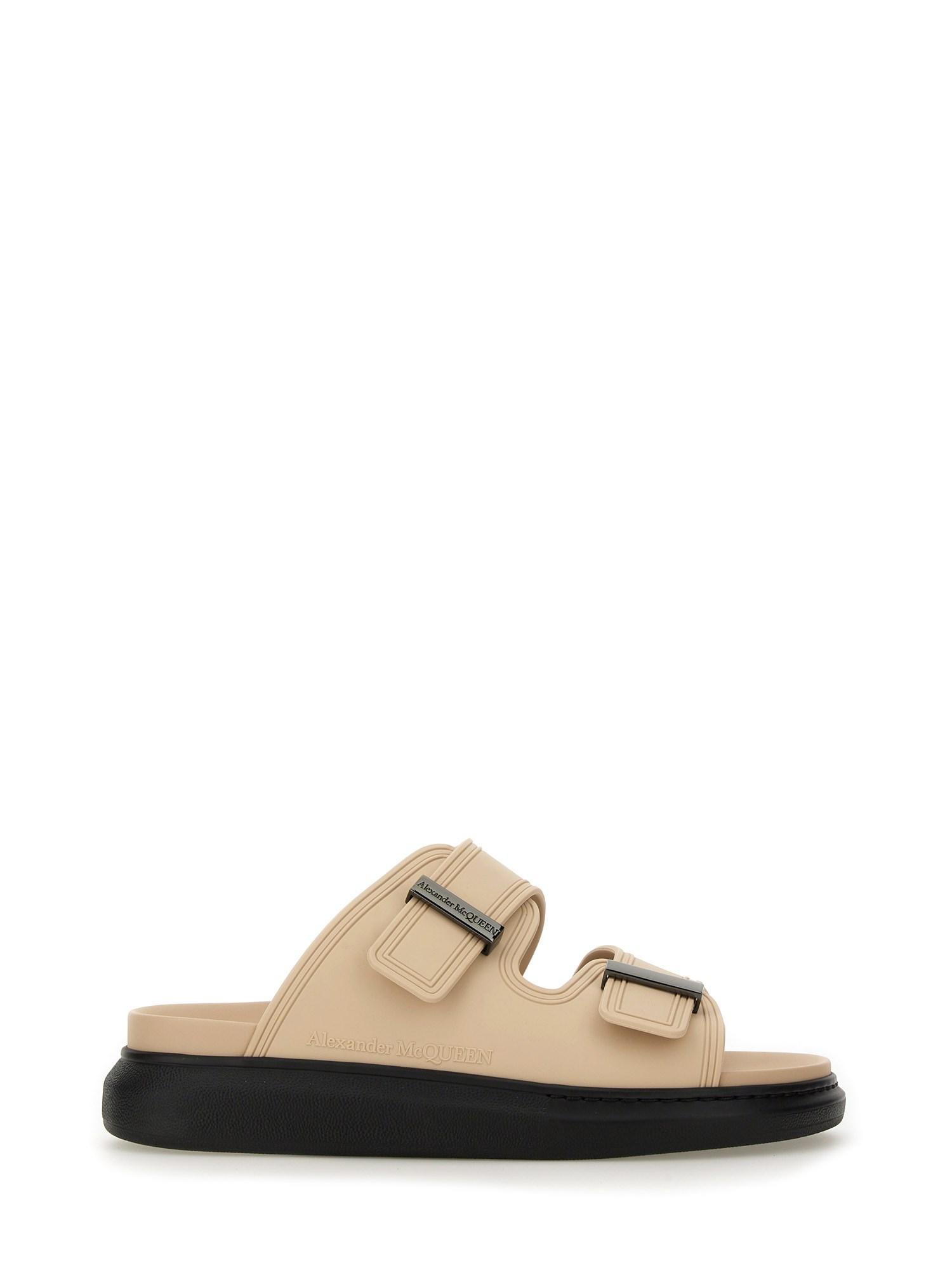 サンダル Alexander Mcqueen Sandalo Hybrid Double Buckle McQueen Hybrid Double Buckle Sandal in White for Men | Lyst