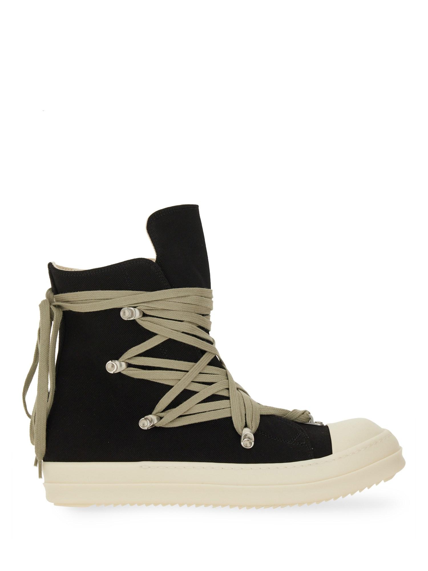 関税送料込★RICK OWENS☆レザー ロートップ スニーカー RICK OWENS レザー スニーカー | NET-A-PORTER