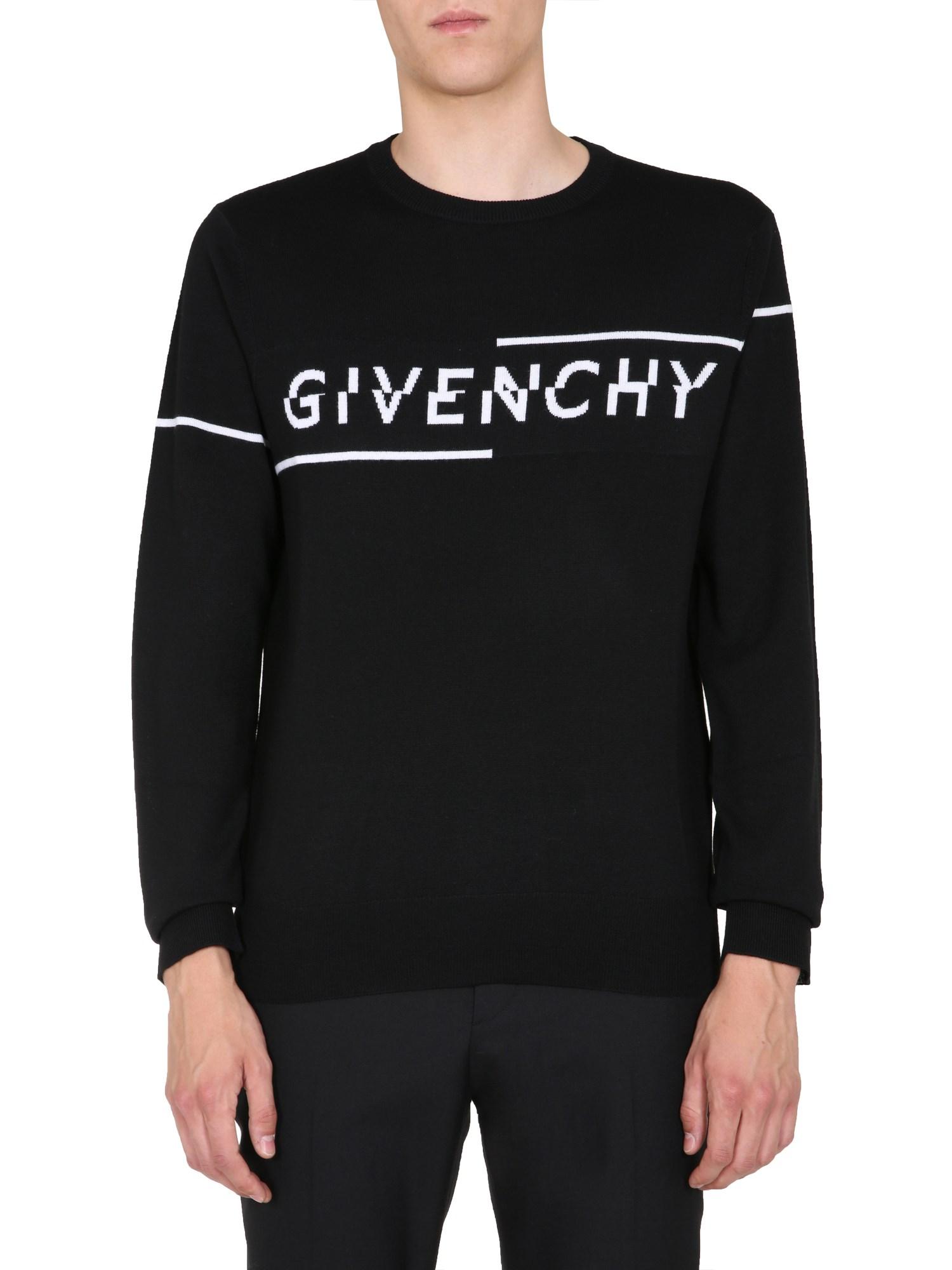 Givenchy split logo sweater deals