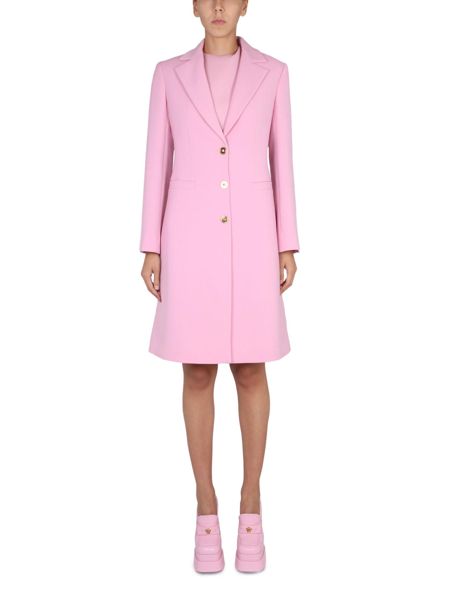 Versace Medusa Coat in Pink Lyst