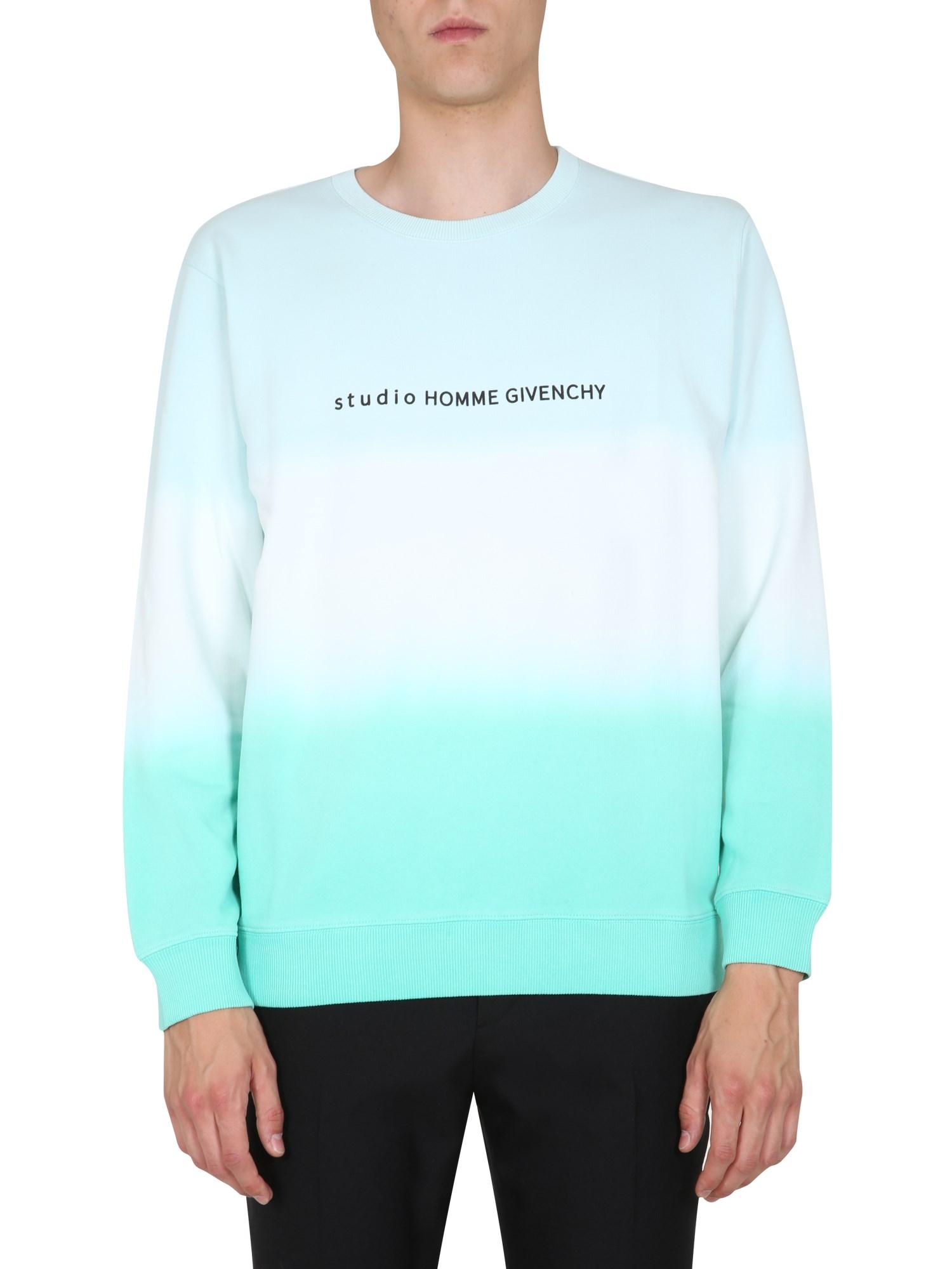 Download Givenchy Studio Homme Crew Neck Sweatshirt With Dégradé ...